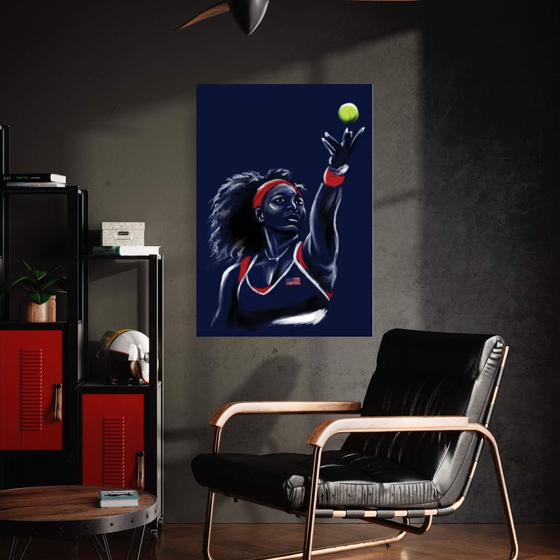 Serve Serena Williams Canvas Wall Art - Y Canvas
