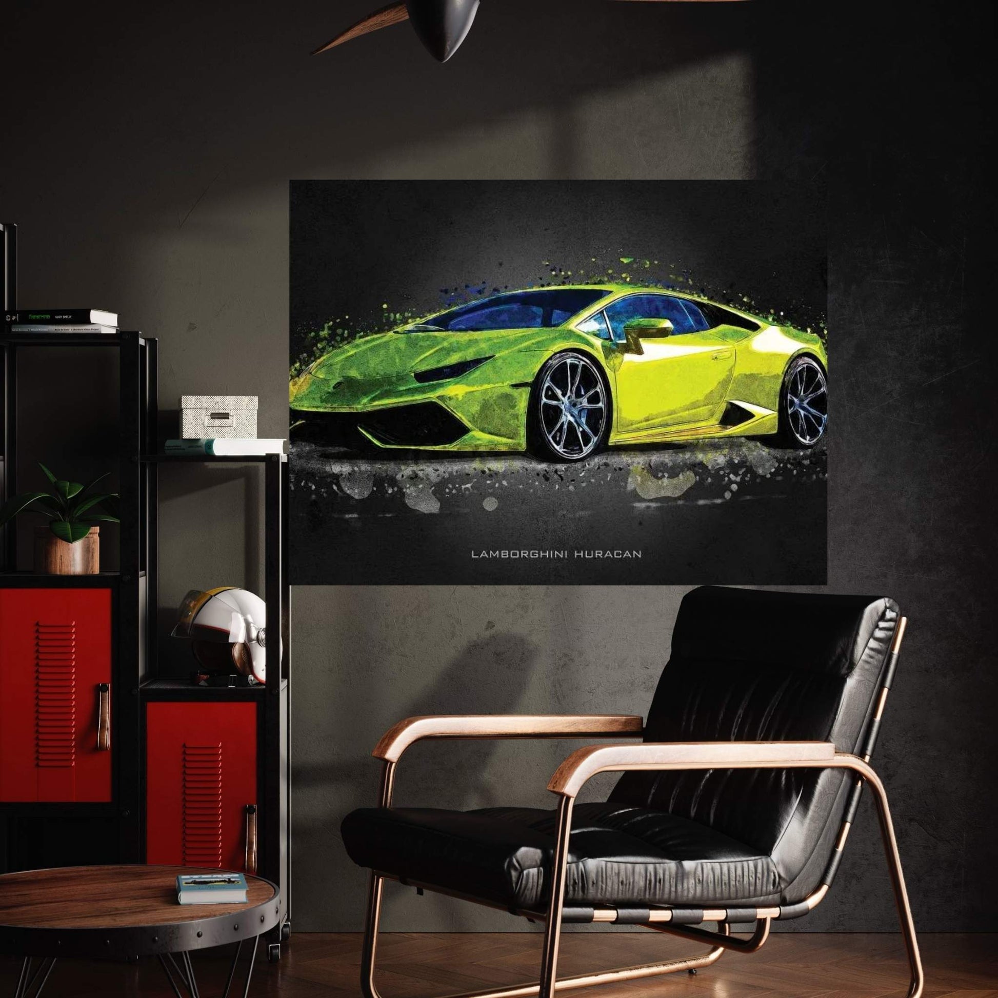 Lamborghini Huracan Canvas Wall Art - Y Canvas
