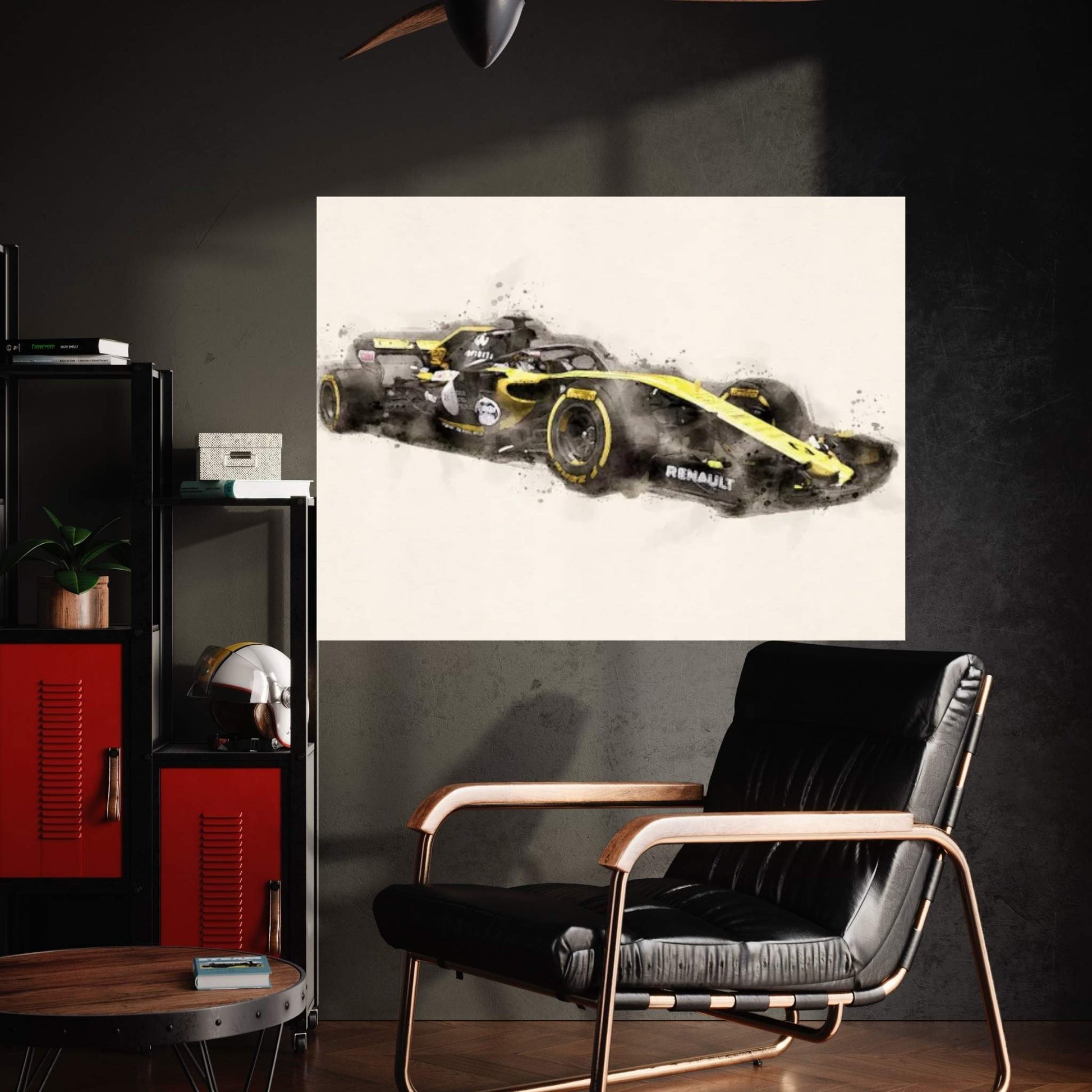 Renault F1 V II Canvas Wall Art - Y Canvas