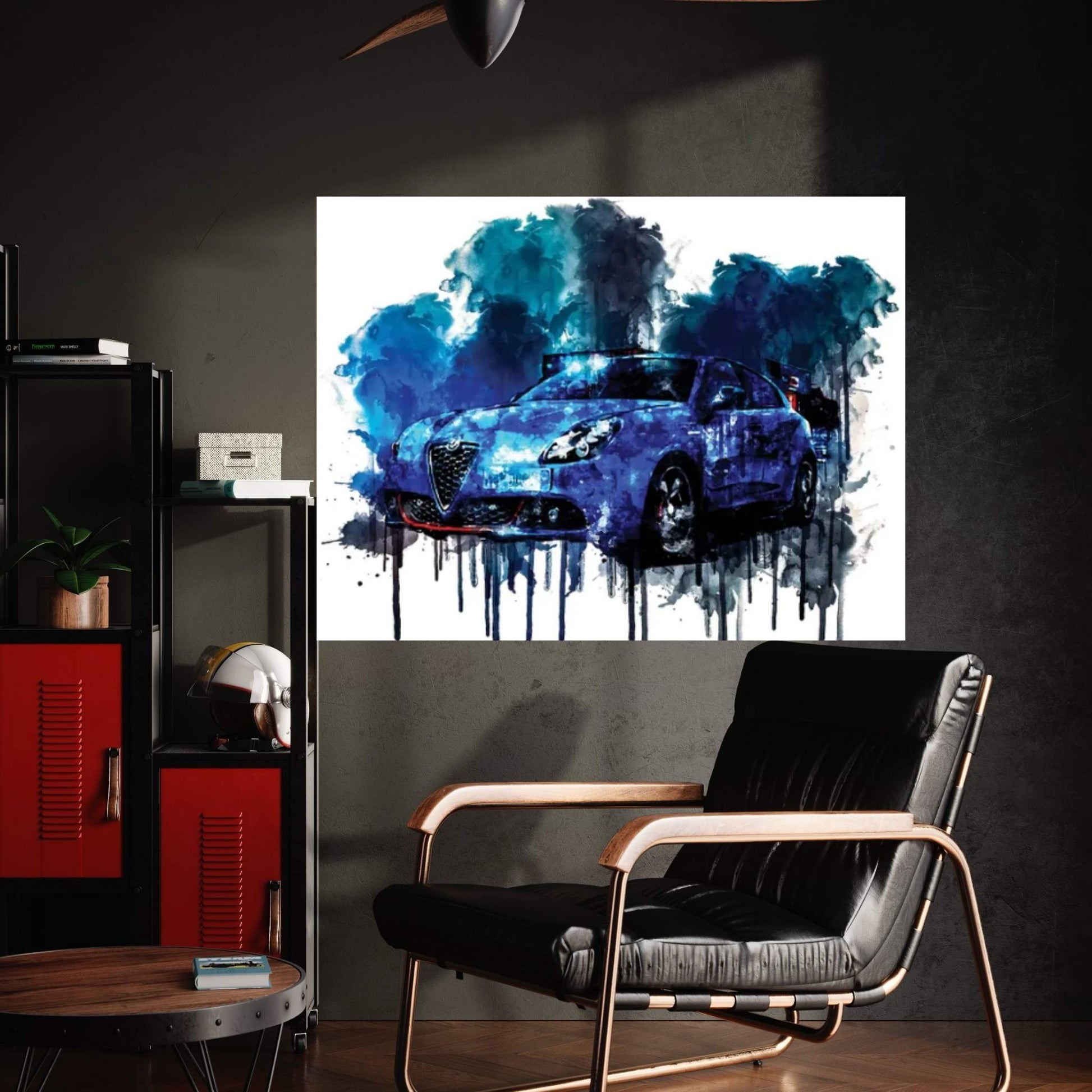 Car 2018 Alfa Romeo Giulia Quadrifoglio Canvas Wall Art - Y Canvas