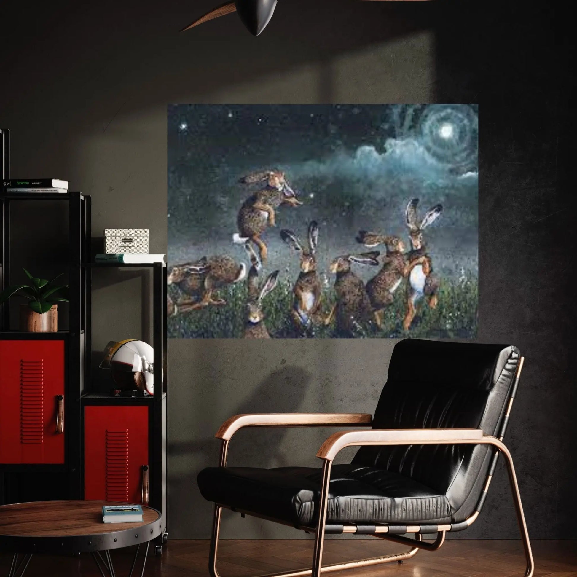 Moondance Canvas Wall Art - Y Canvas