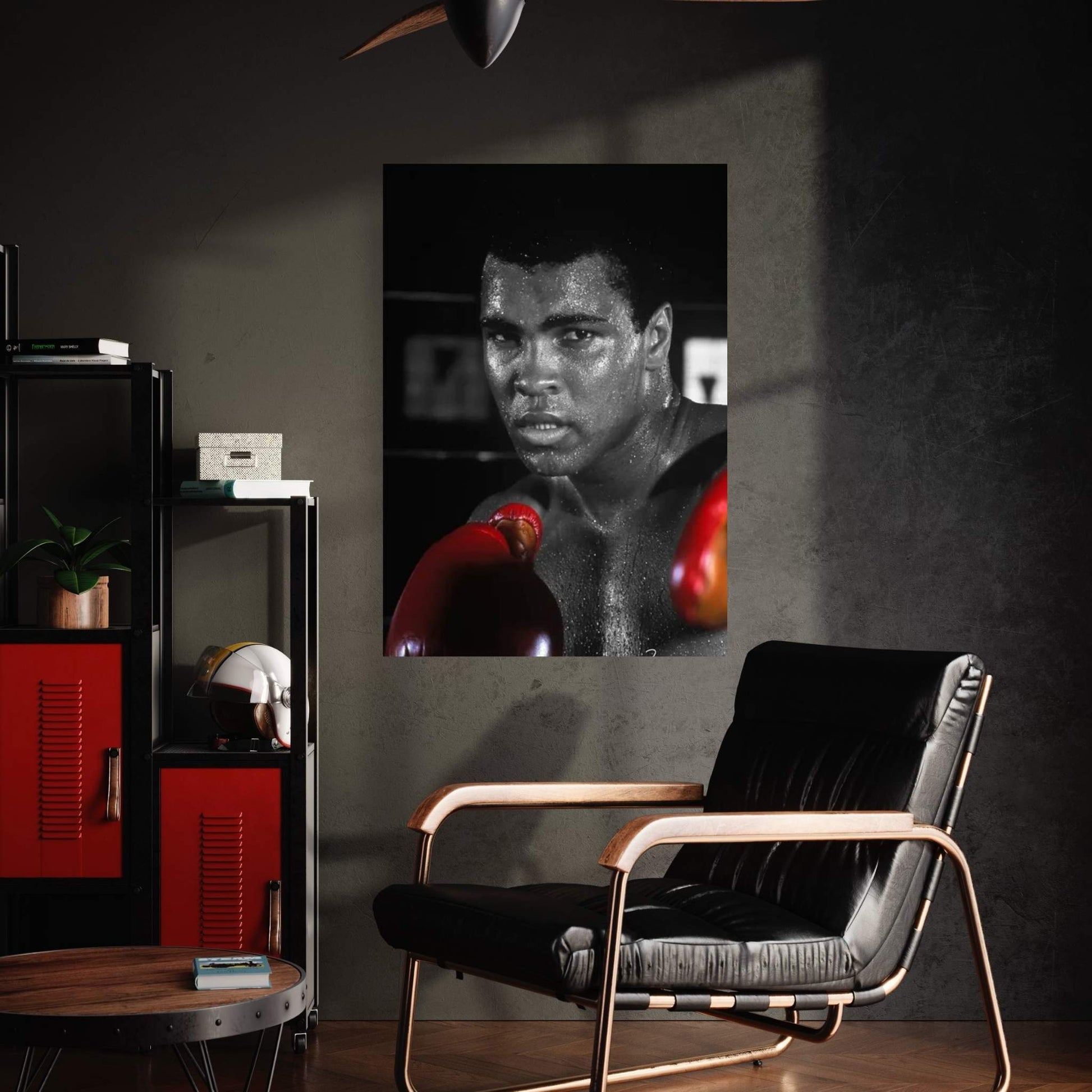 Muhammad Ali In Training Canvas Wall Art - Y Canvas