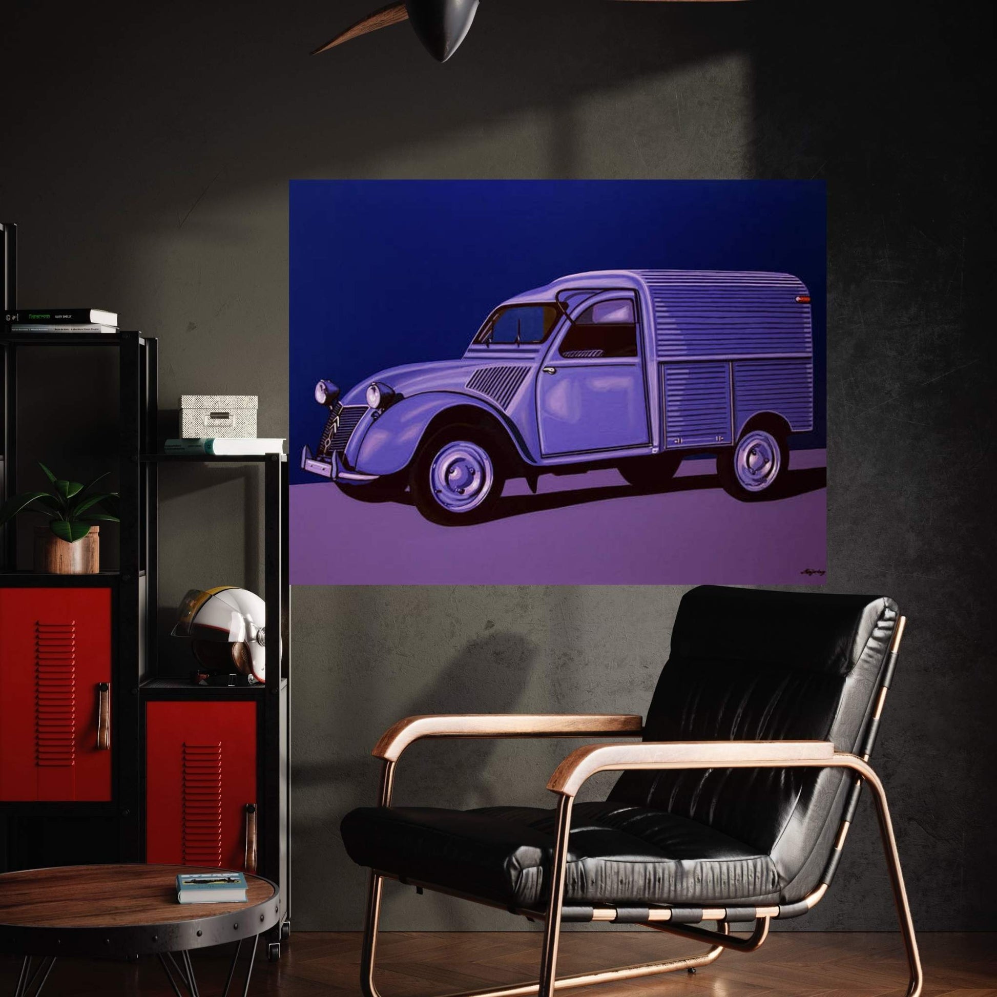 Citroen 2CV AZU 1957 Canvas Wall Art - Y Canvas