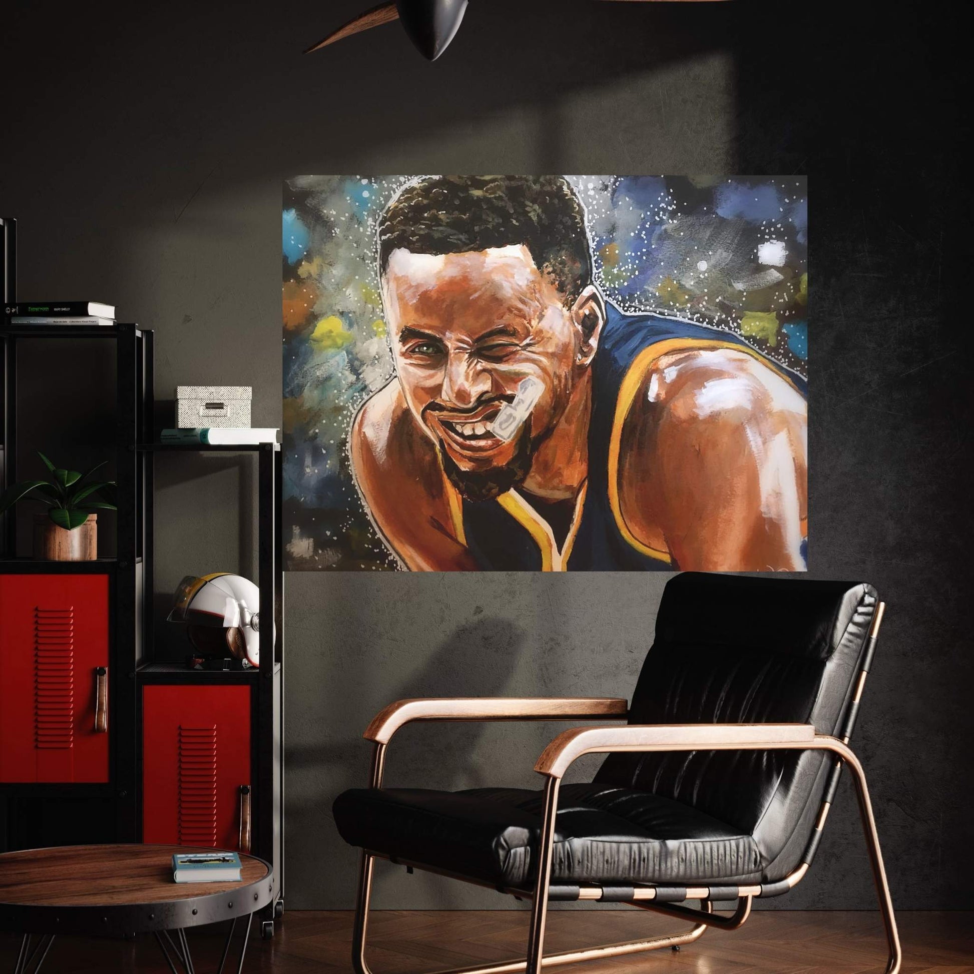 Steph Curry Canvas Wall Art - Y Canvas