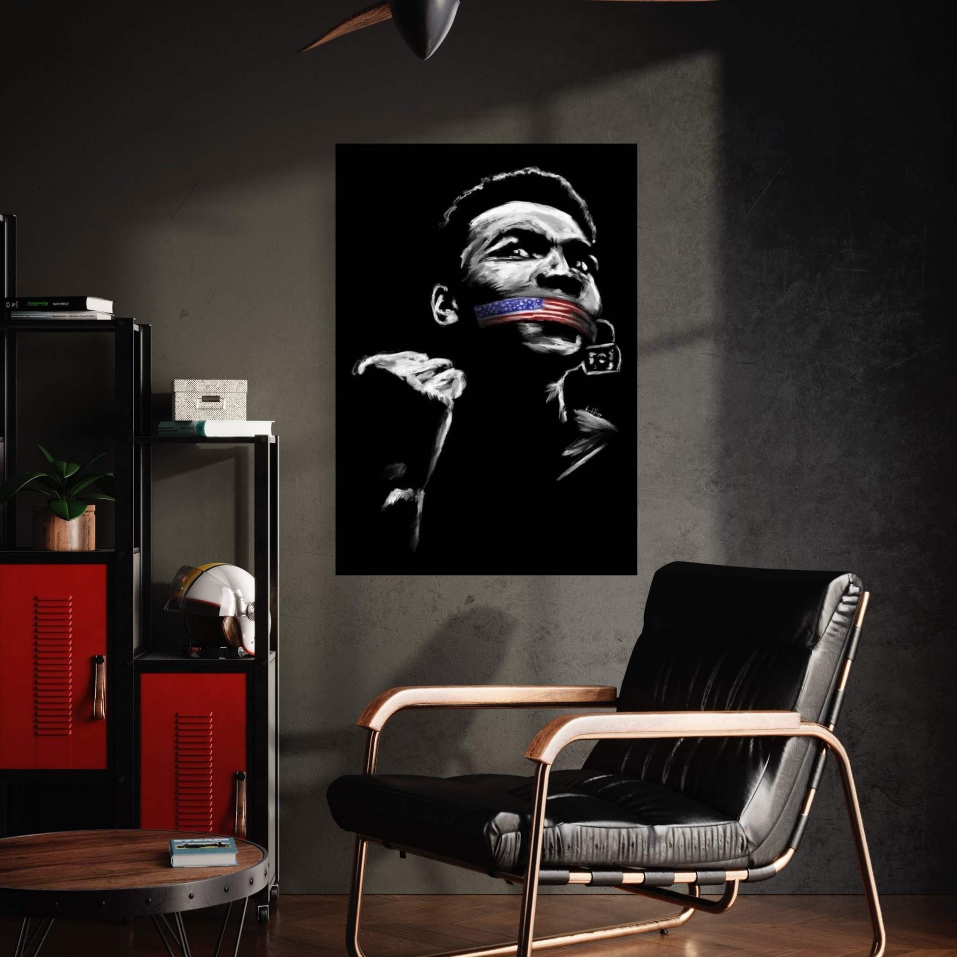 No Silence Canvas Wall Art - Y Canvas