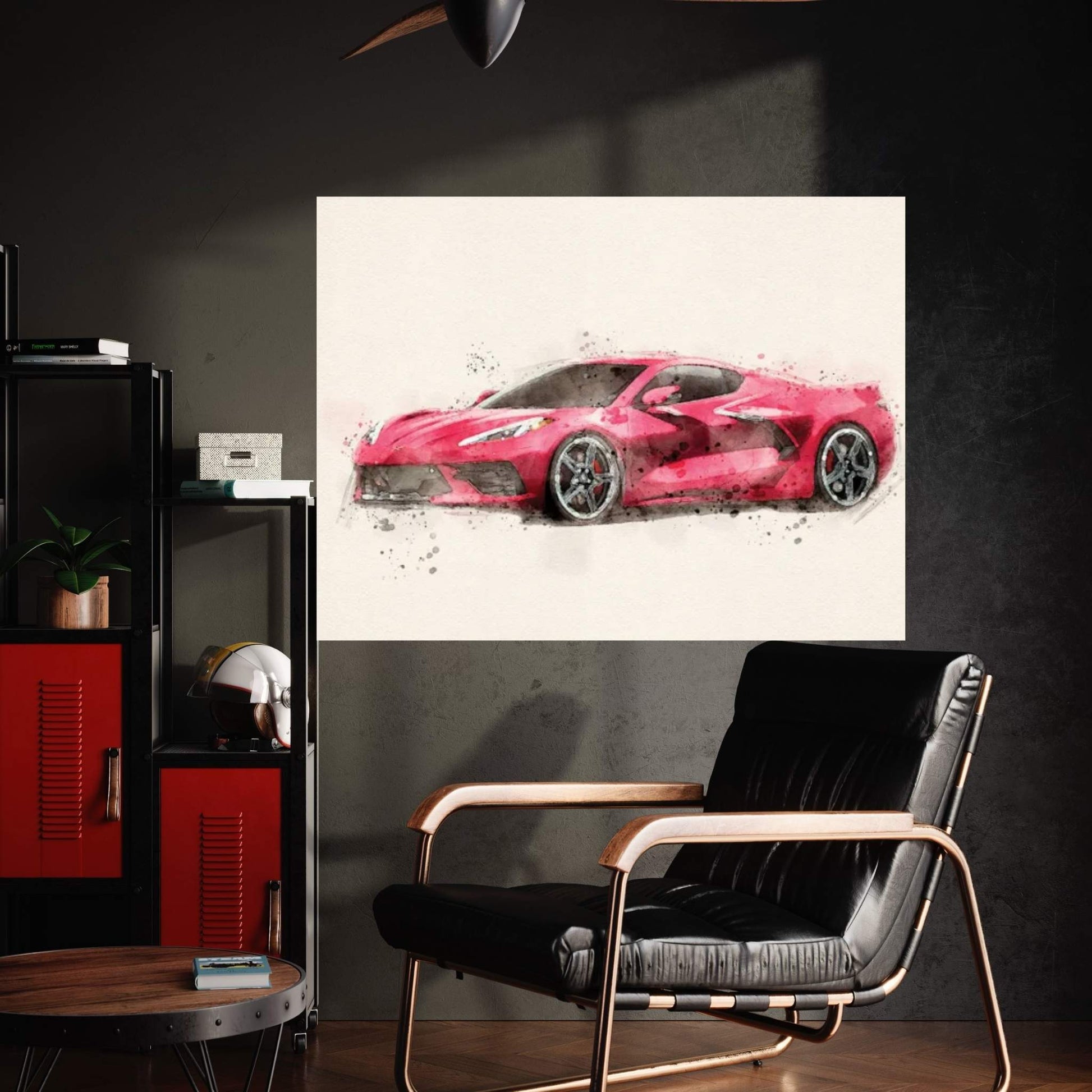 Chevrolet Corvette Stingray II Canvas Wall Art - Y Canvas