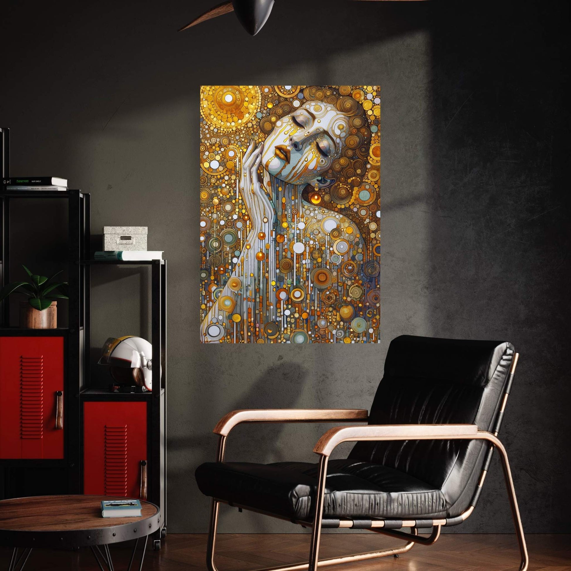 The Golden Tears Gustav Klimt Modern Abstract Reproduction Canvas Wall Art - Y Canvas