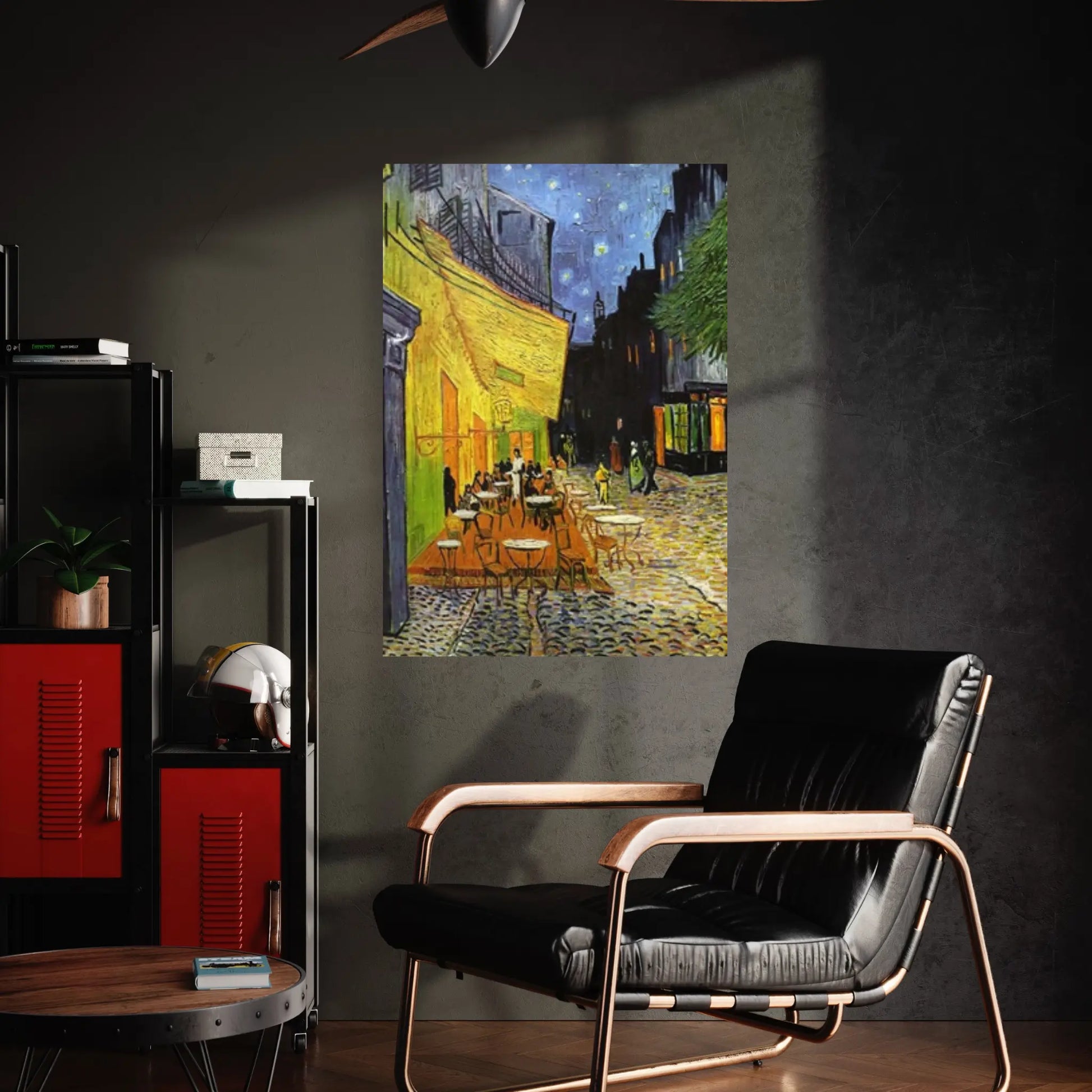 Cafe Terrace Night, Starry Sky Landscape Art Canvas Wall Art Print, Van Gogh Poster - Y Canvas