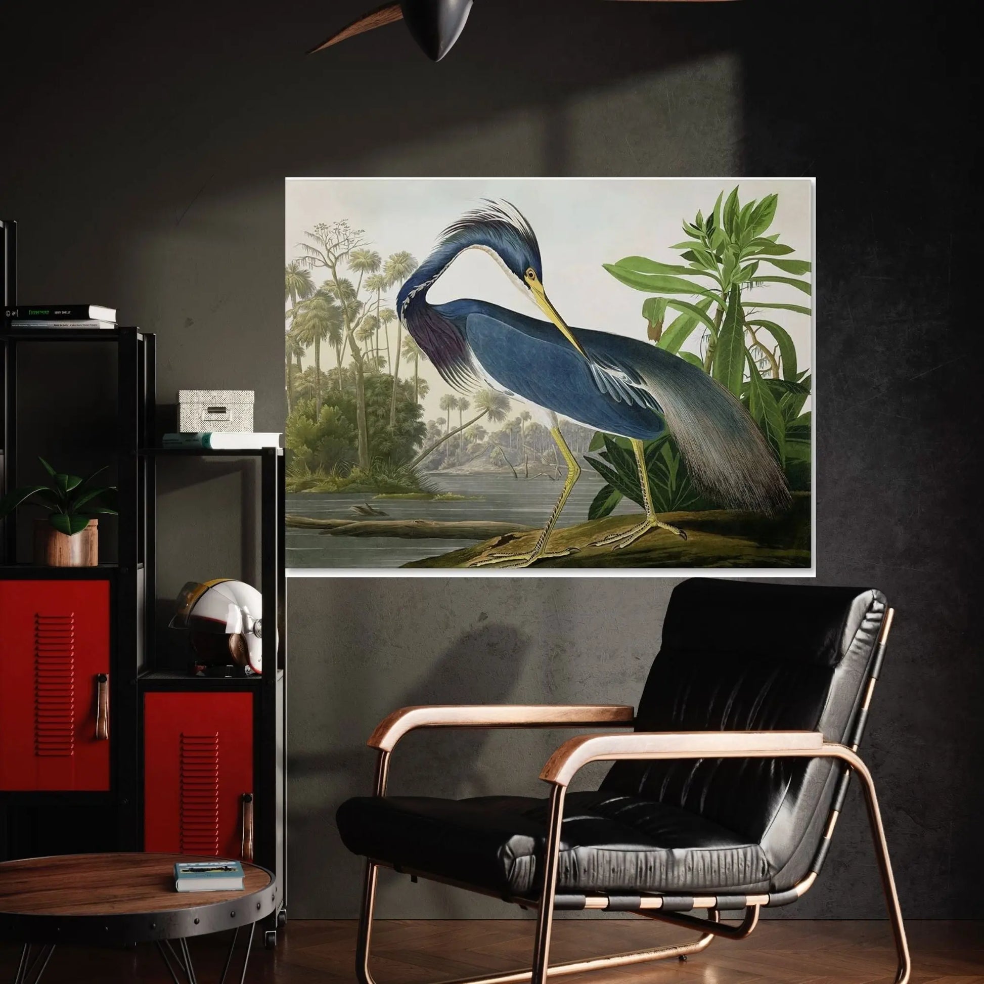 Louisiana Heron Canvas Wall Art - Y Canvas
