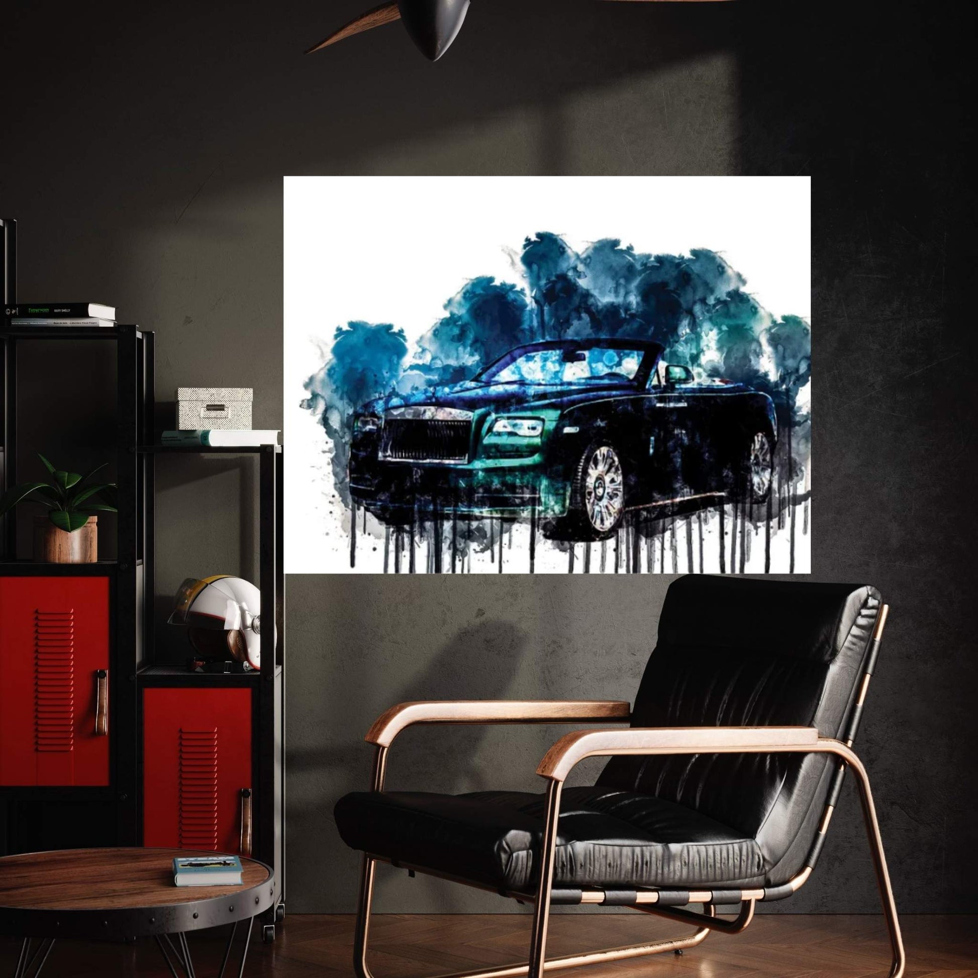 Rolls Royce Dawn Porto Cervo 2016 Canvas Wall Art - Y Canvas