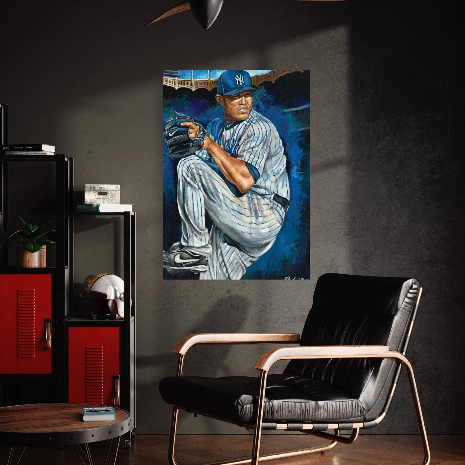 Sandman (Mariano Rivera) Canvas Wall Art - Y Canvas