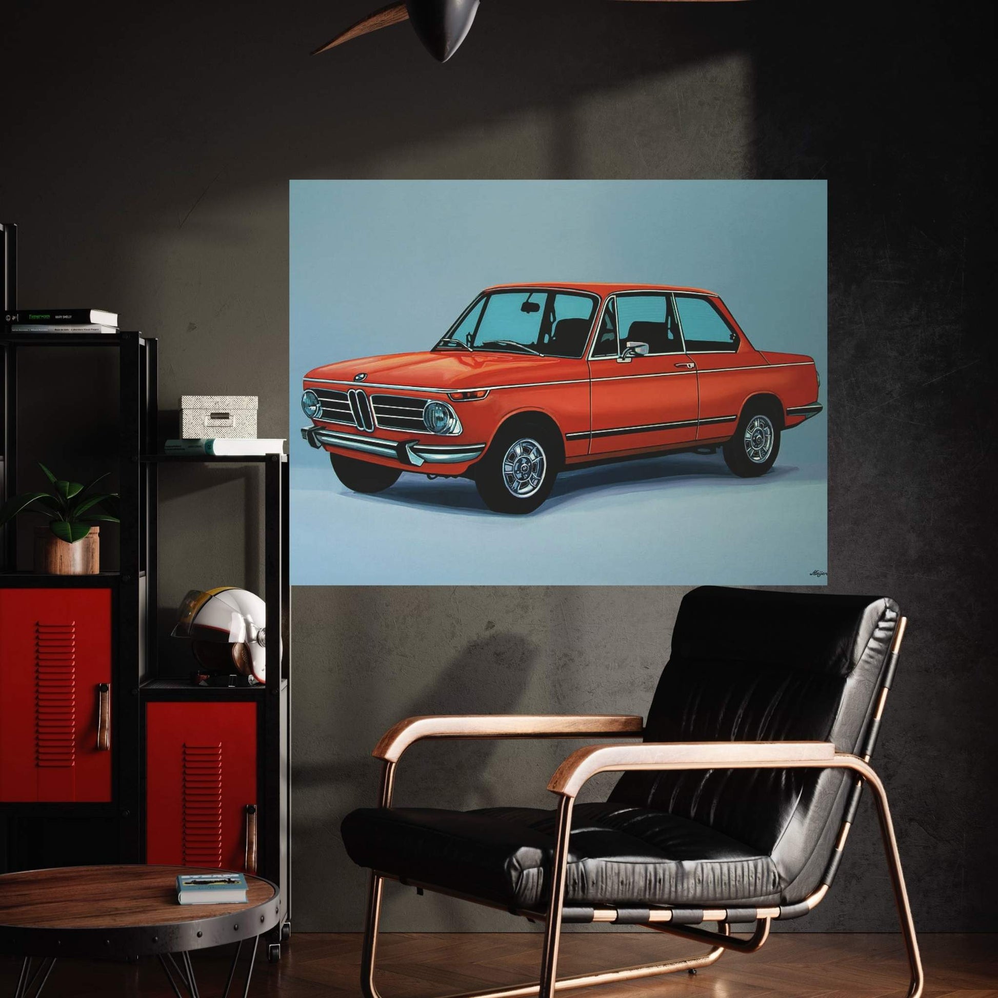 BMW 2002 1968 Canvas Wall Art - Y Canvas
