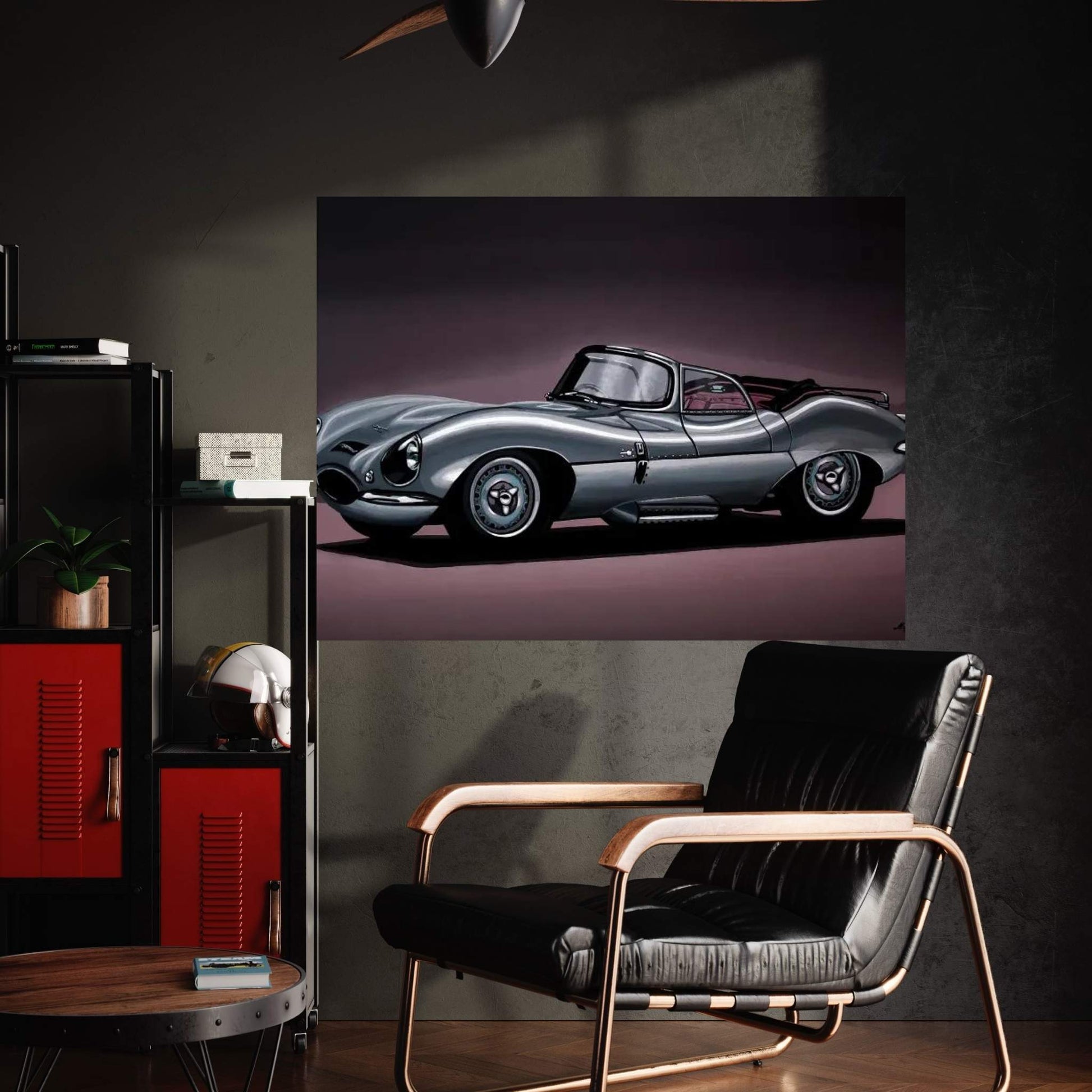 Jaguar XKSS 1957 Canvas Wall Art - Y Canvas