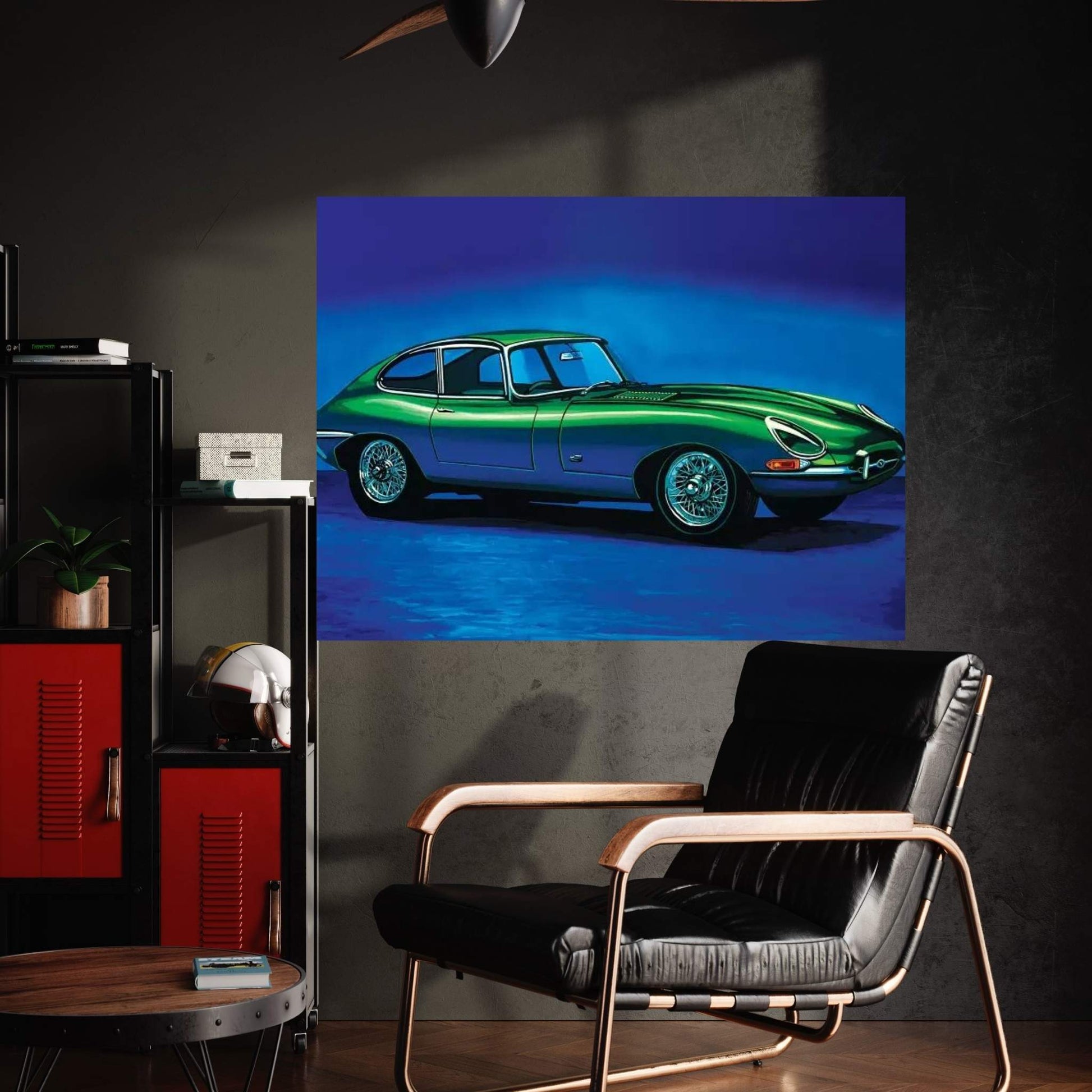 Jaguar E Type Canvas Wall Art - Y Canvas