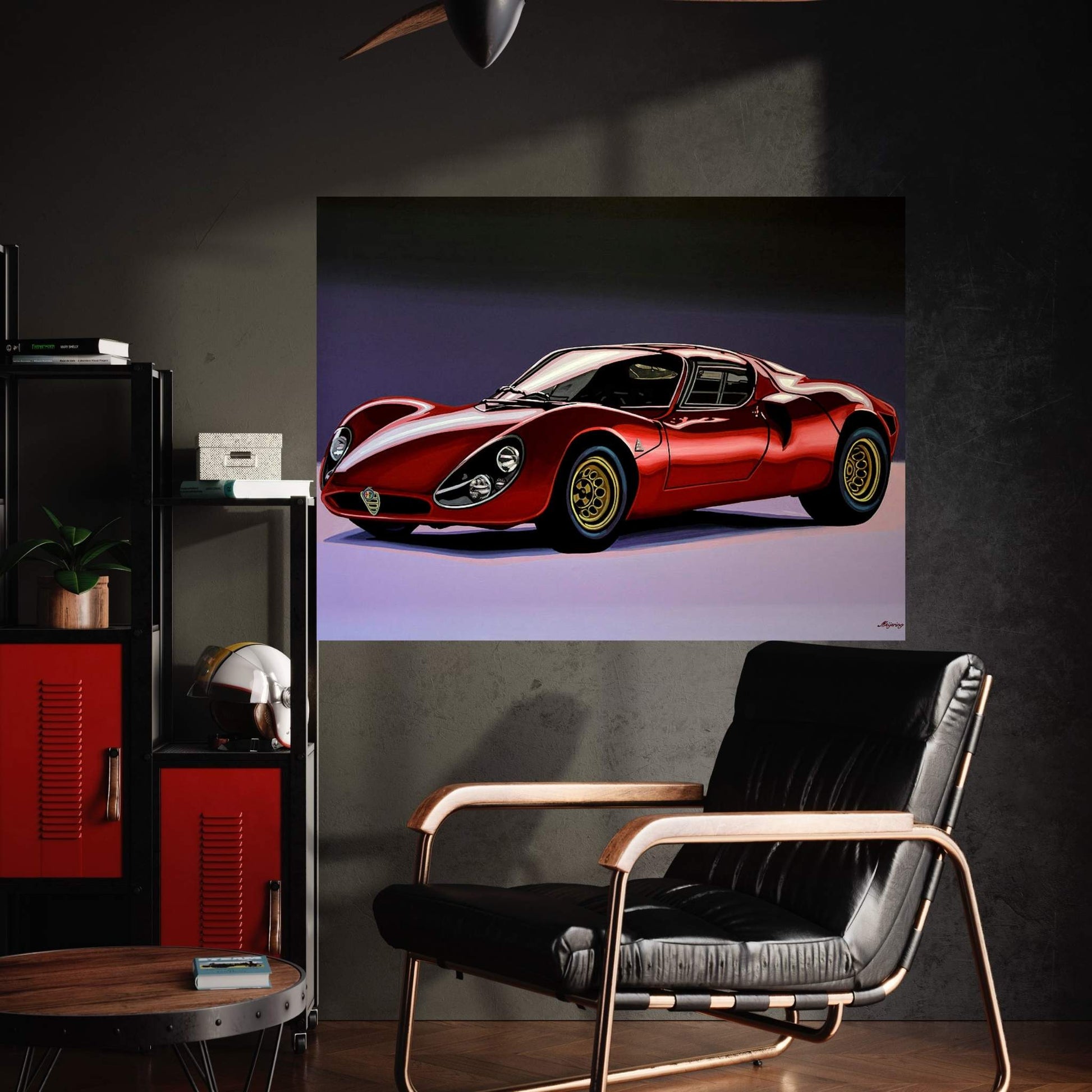 Alfa Romeo 33 Stradale 1967 Canvas Wall Art - Y Canvas