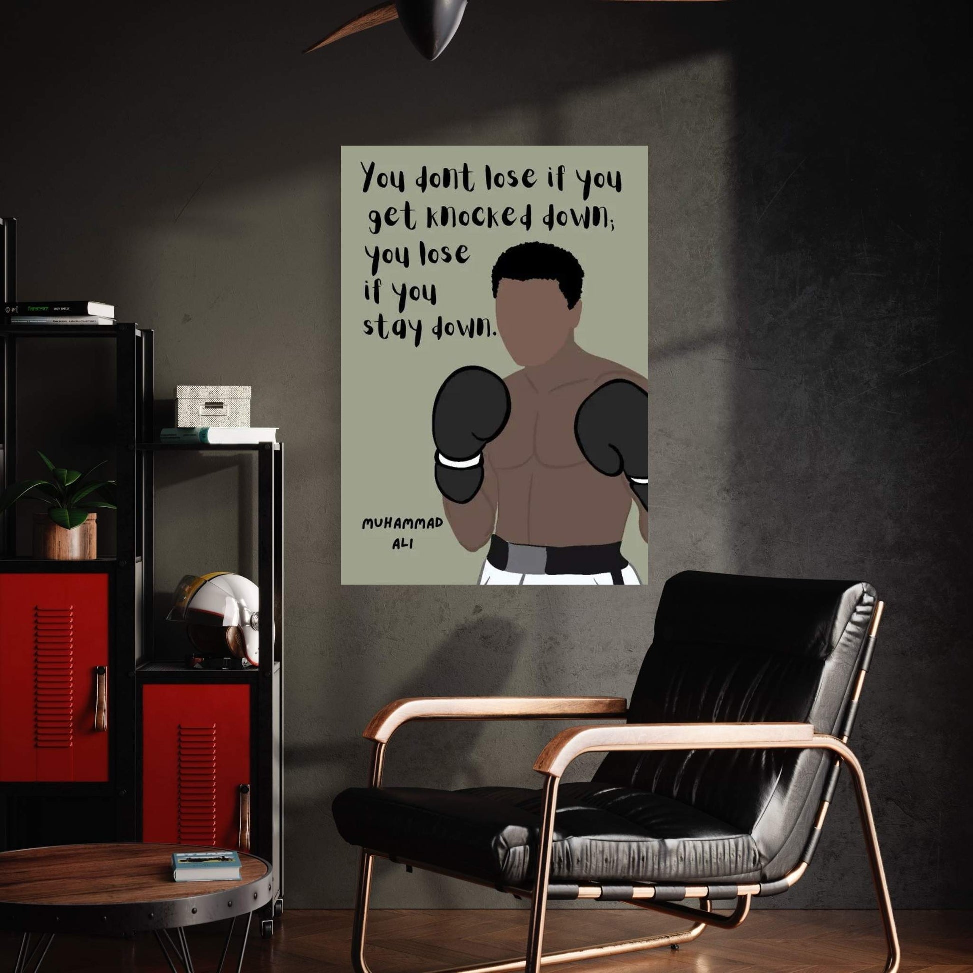 Ali Quote Canvas Wall Art - Y Canvas