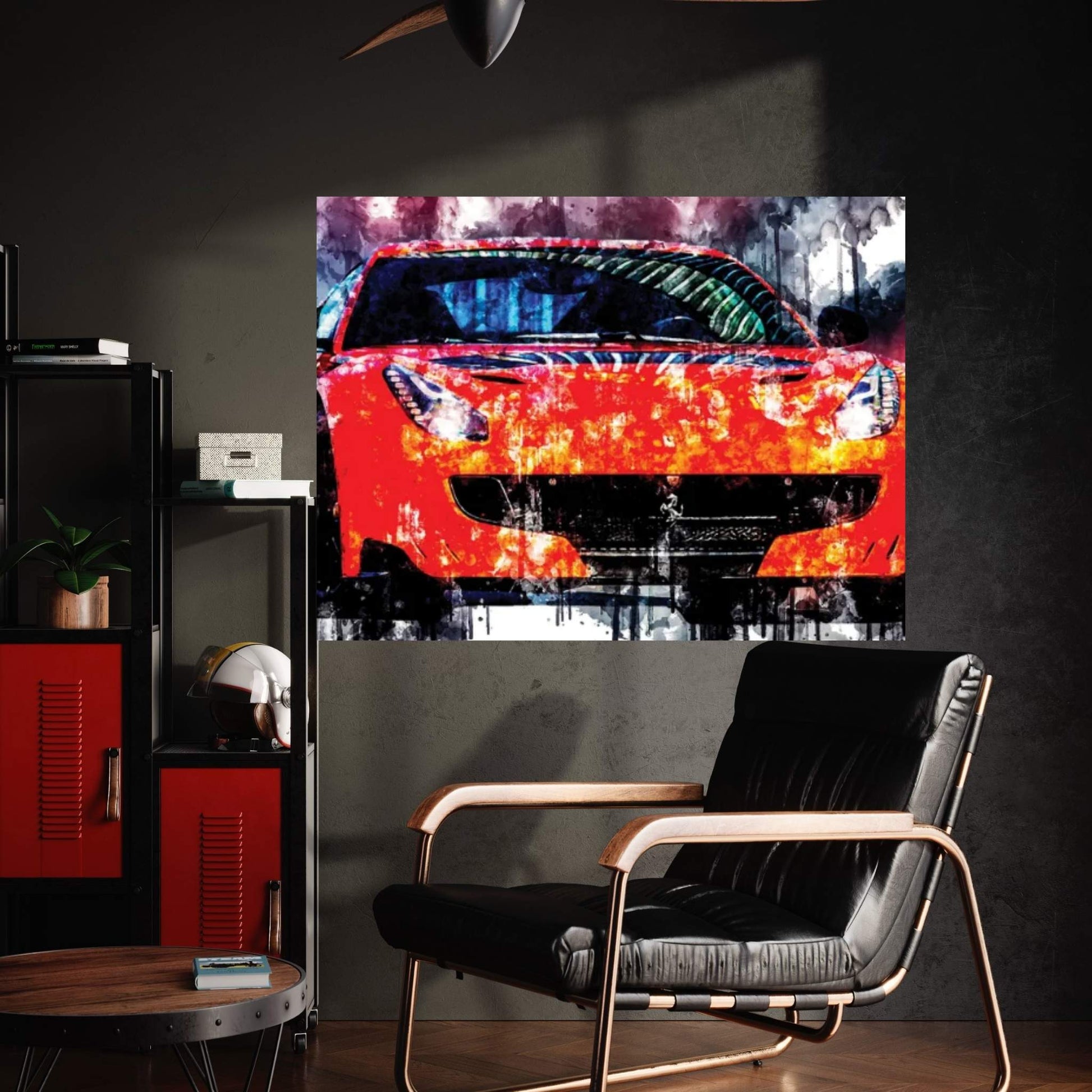 2017 Ferrari F12TDF Vehicle LXVIII Canvas Wall Art - Y Canvas