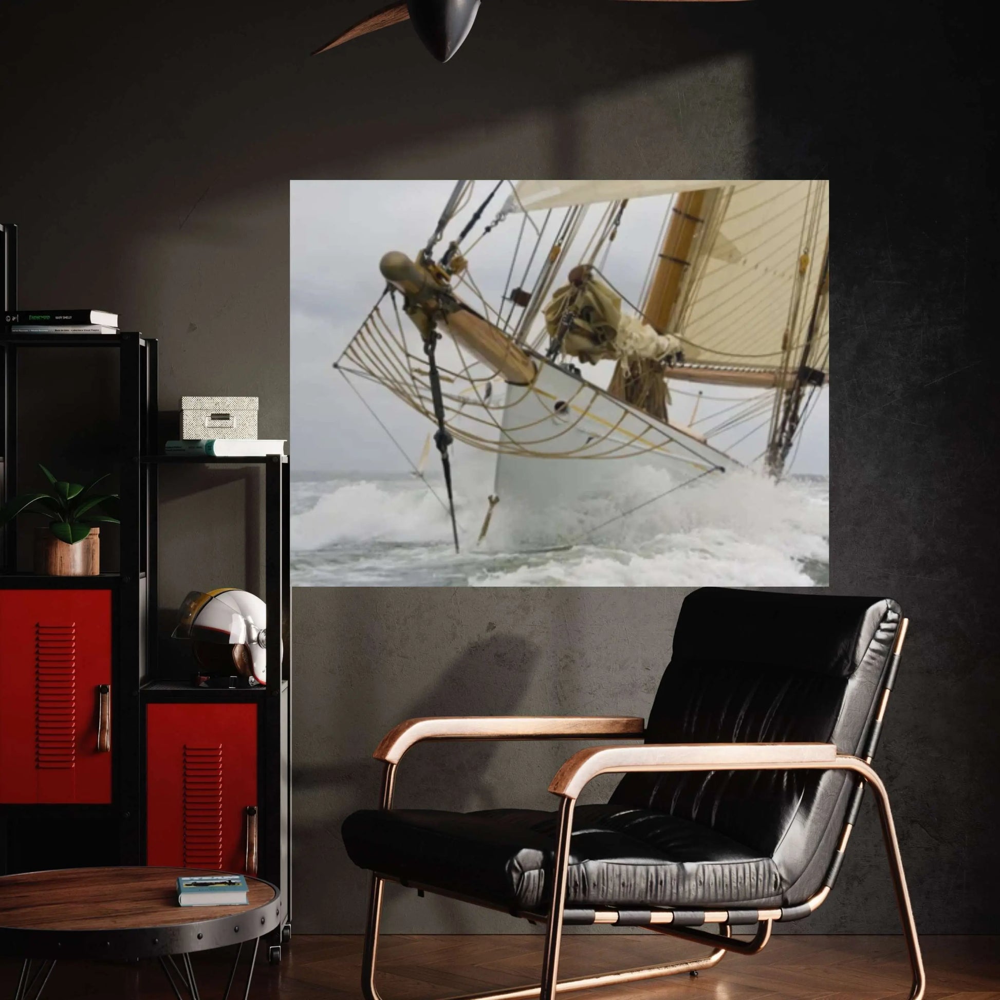 Sailing Boat Canvas, Sea Wall Decor, Framed Canvas, Sea Landscape - Y Canvas