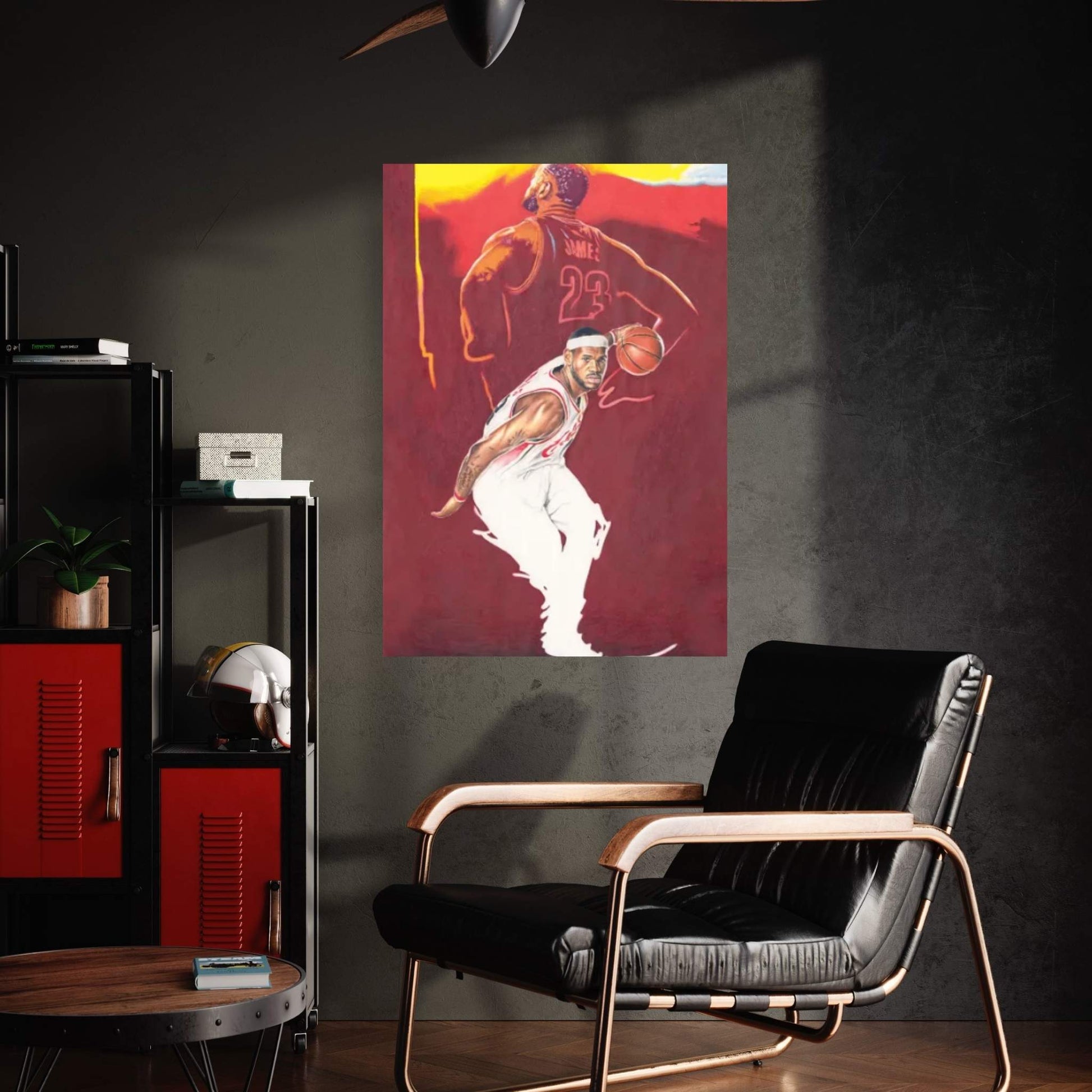 CleveLAND of LEBRON Canvas Wall Art - Y Canvas