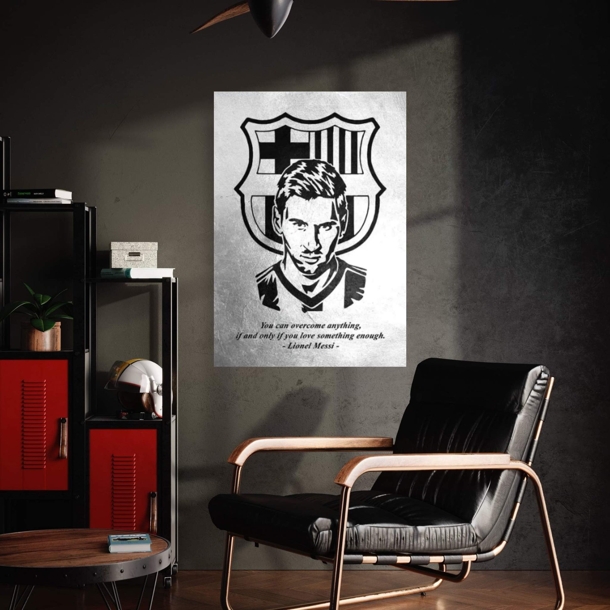 Lionel Messi Motivation Canvas Wall Art - Y Canvas