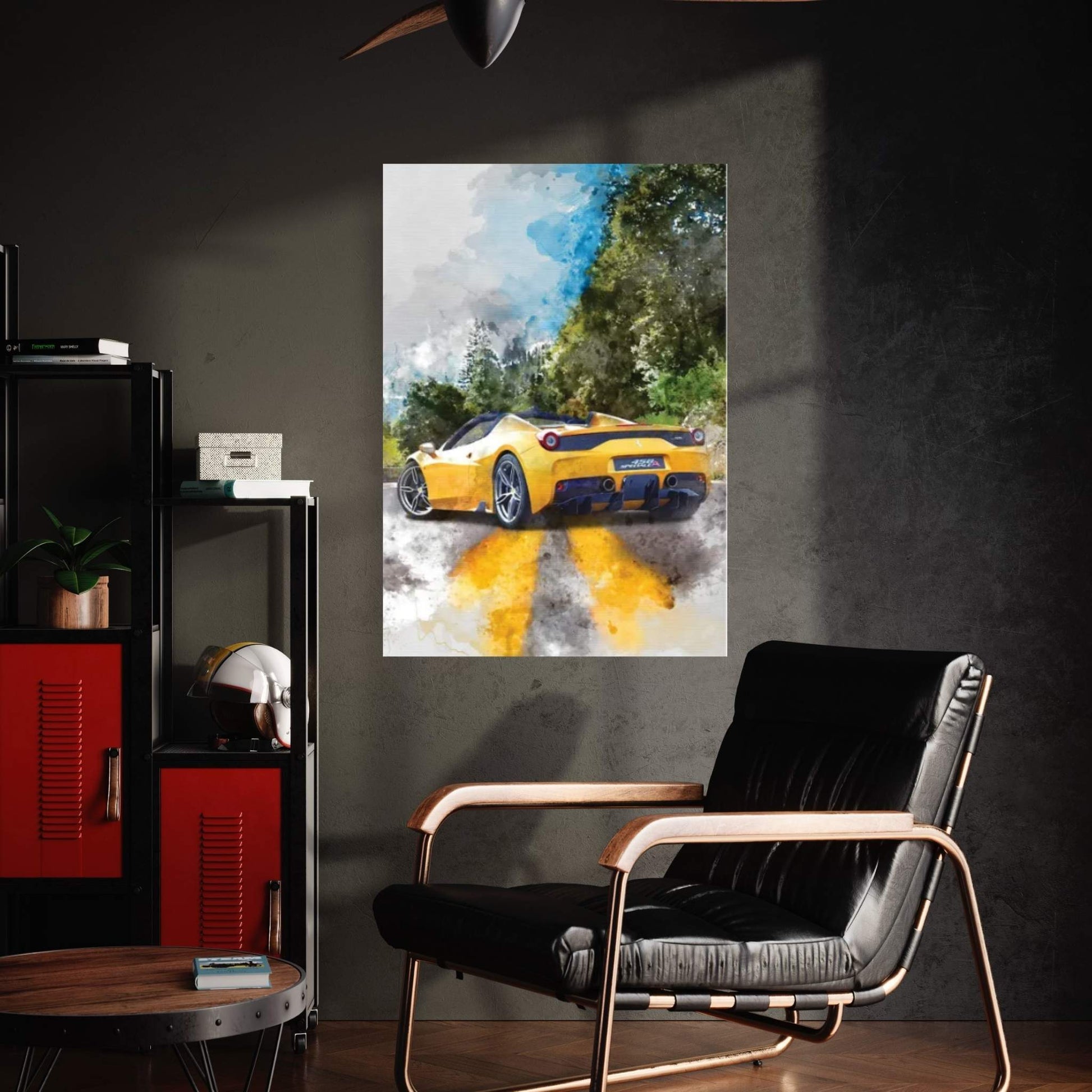 Ferrari 458 Speciale Apert Canvas Wall Art - Y Canvas