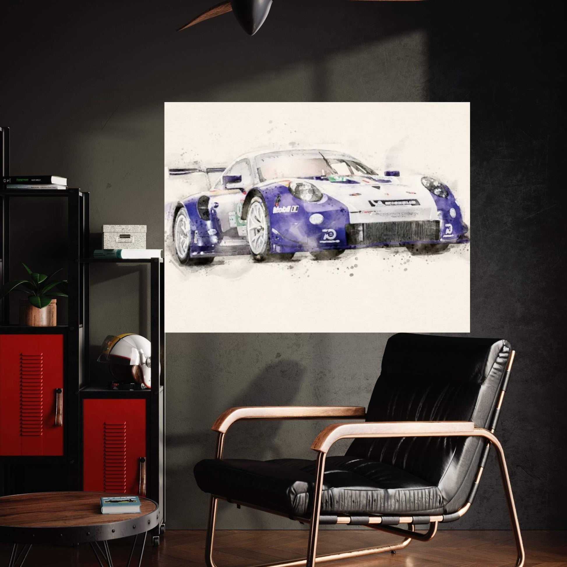 Porsche 911 RSR V II Canvas Wall Art - Y Canvas