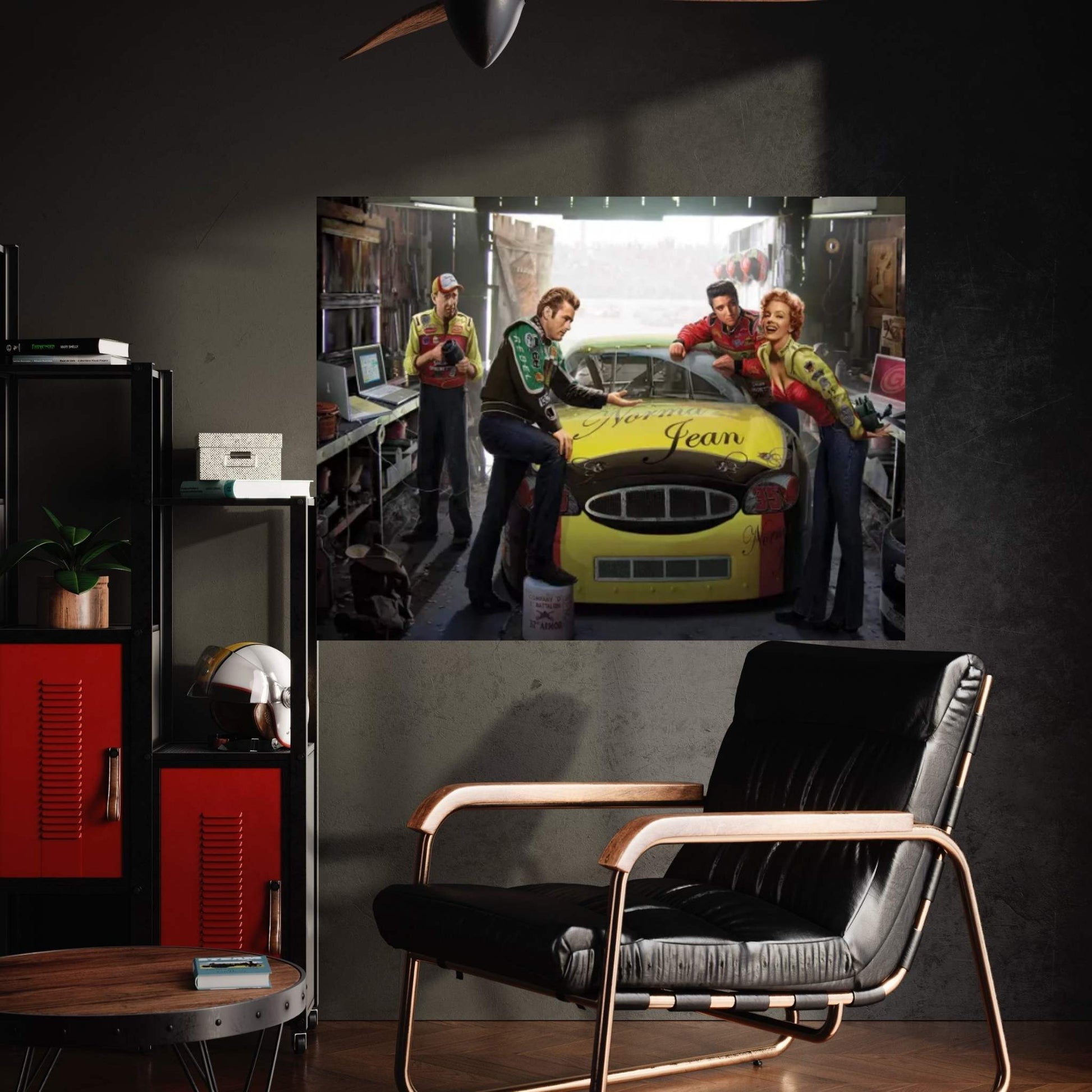Eternal Speedway Canvas Wall Art - Y Canvas