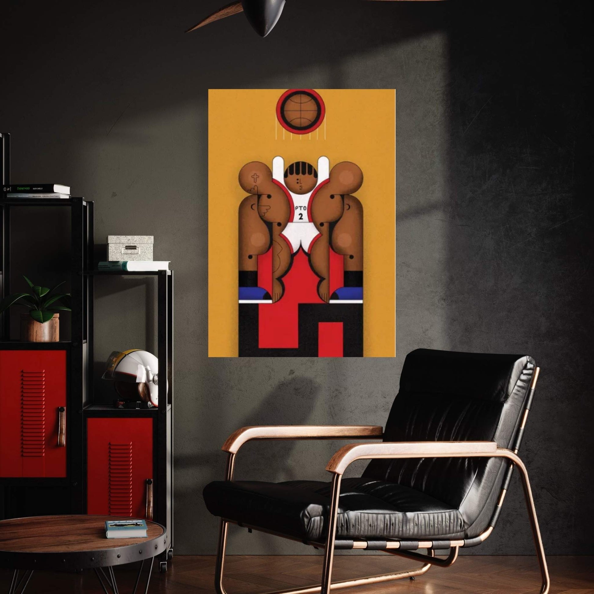 Buzzer Beater Canvas Wall Art - Y Canvas