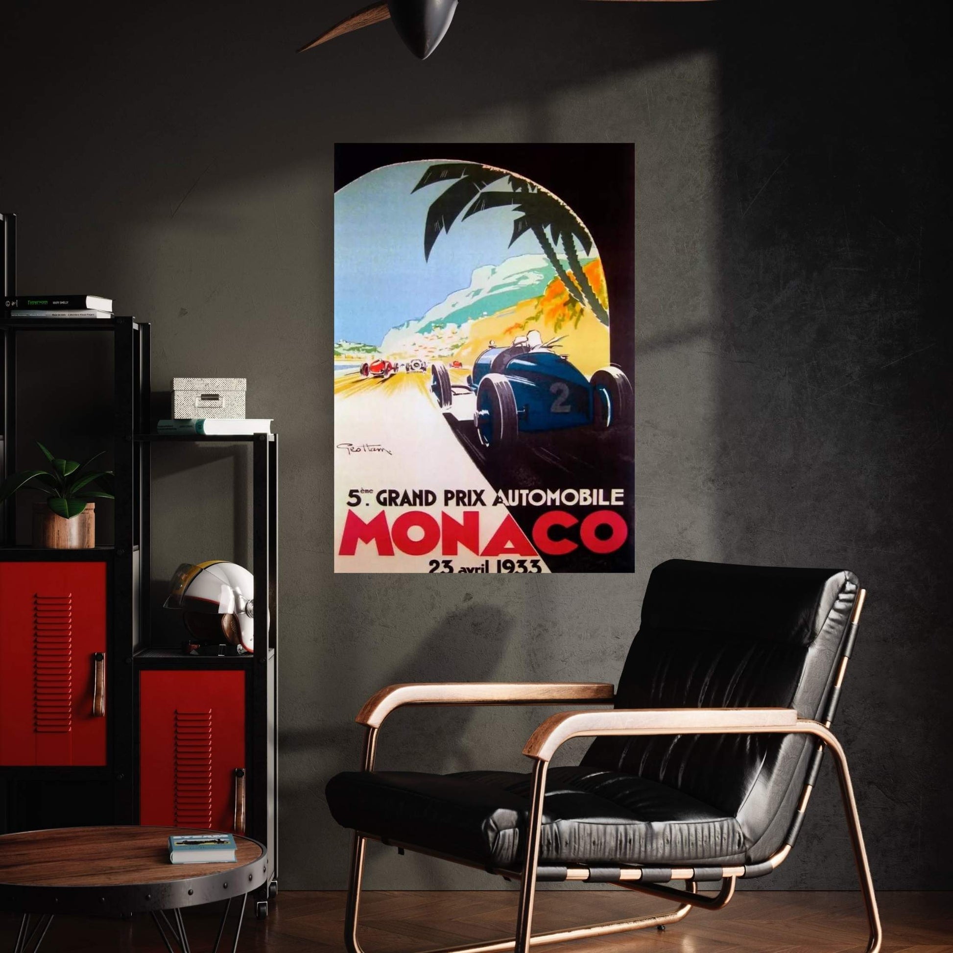 Grandprix Automobile Monaco 1933 Canvas Wall Art - Y Canvas