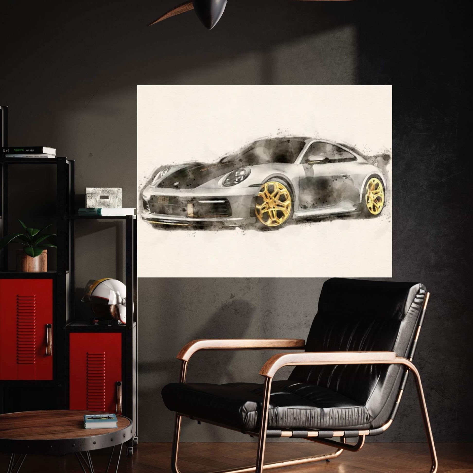 Porsche 911 V II Canvas Wall Art - Y Canvas