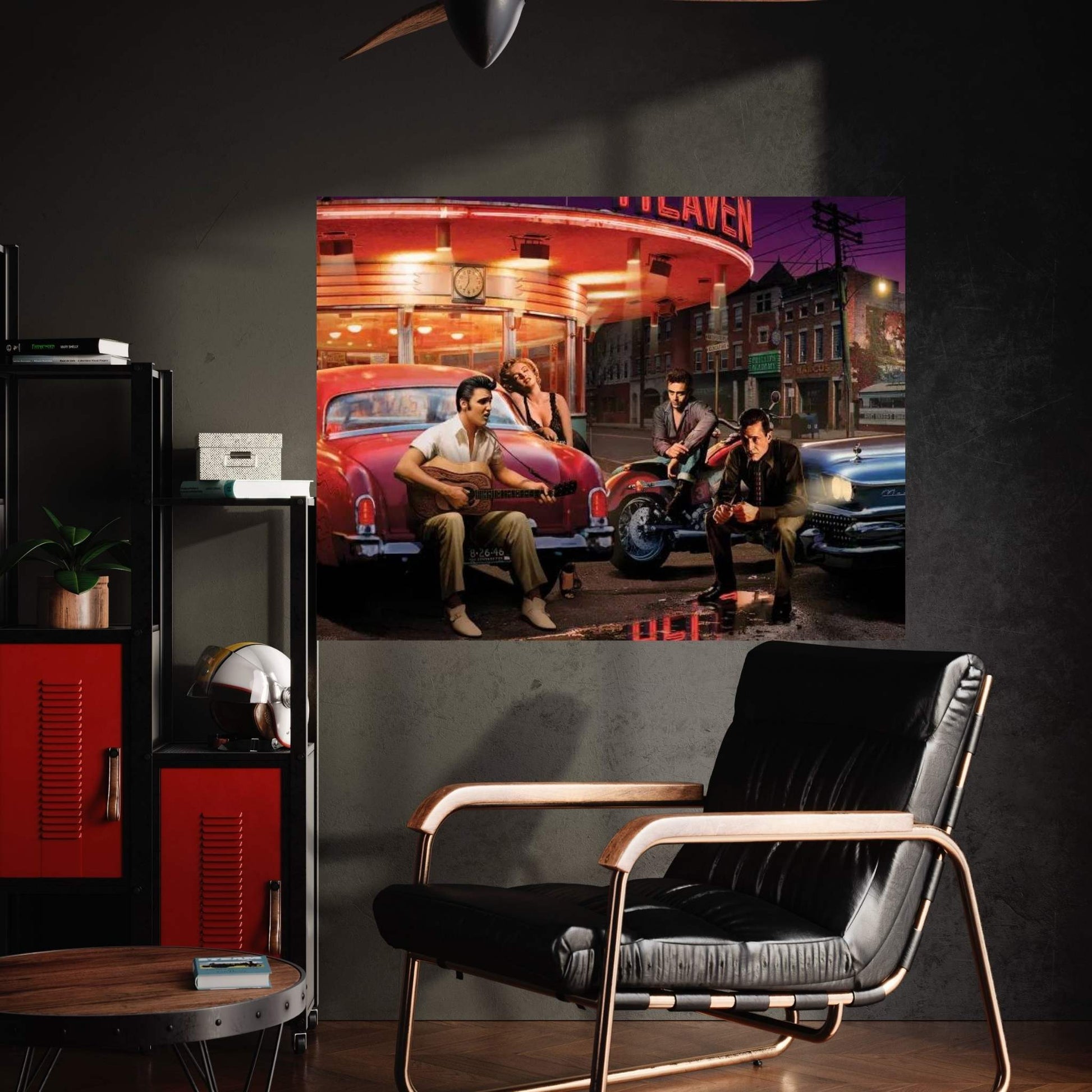Leg XRoads Canvas Wall Art - Y Canvas