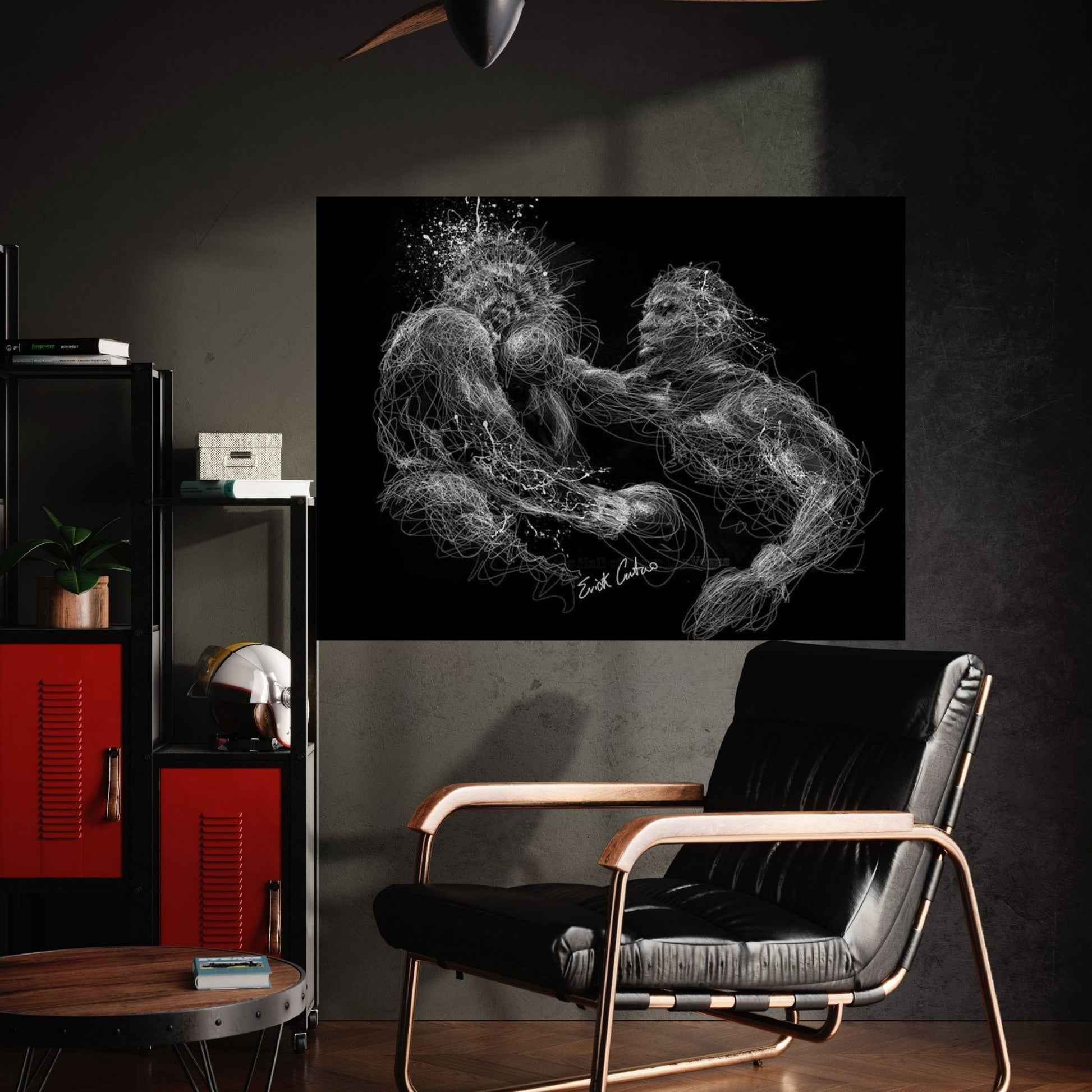 Mike Power Canvas Wall Art - Y Canvas