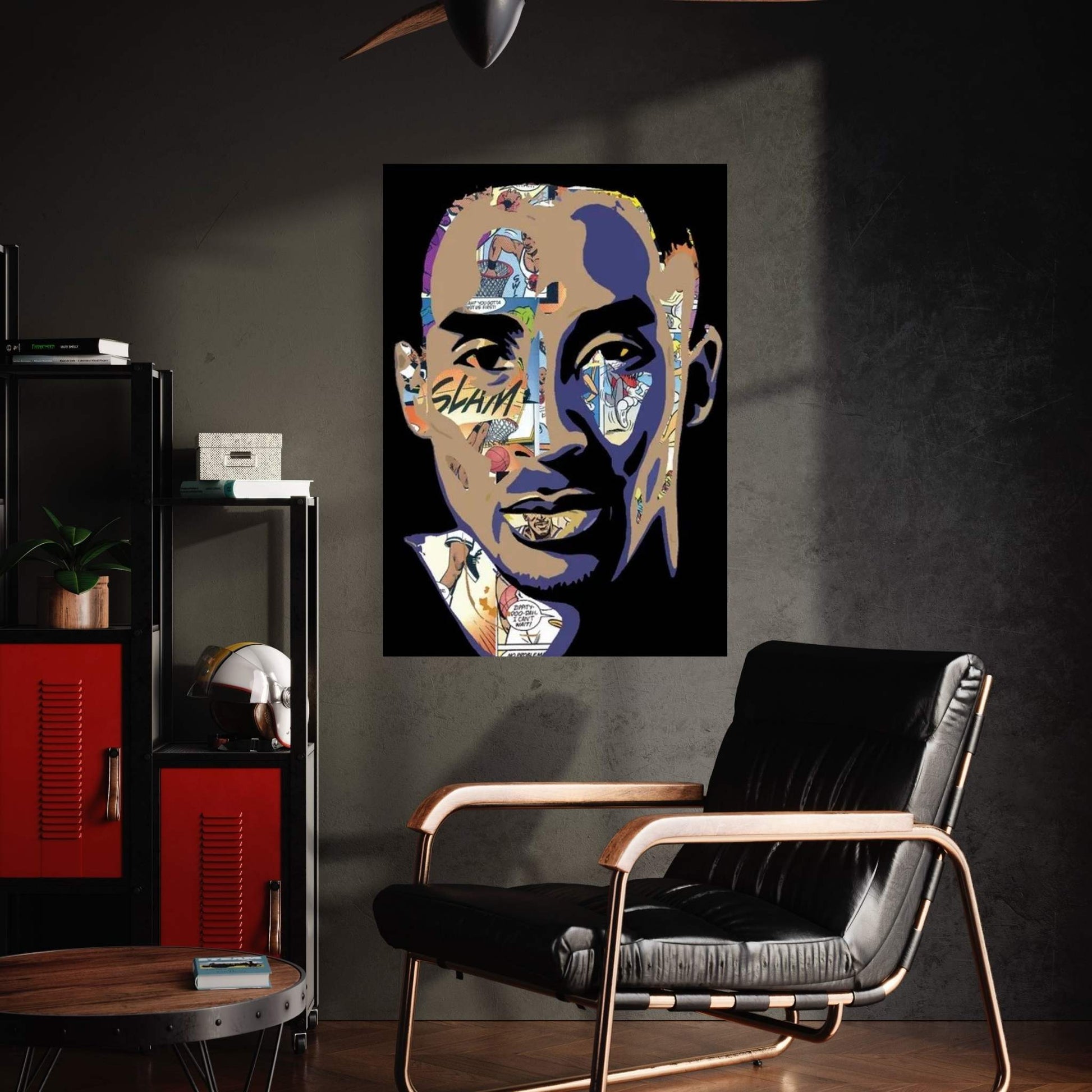 Kobe - Space Jam Tribute Canvas Wall Art - Y Canvas