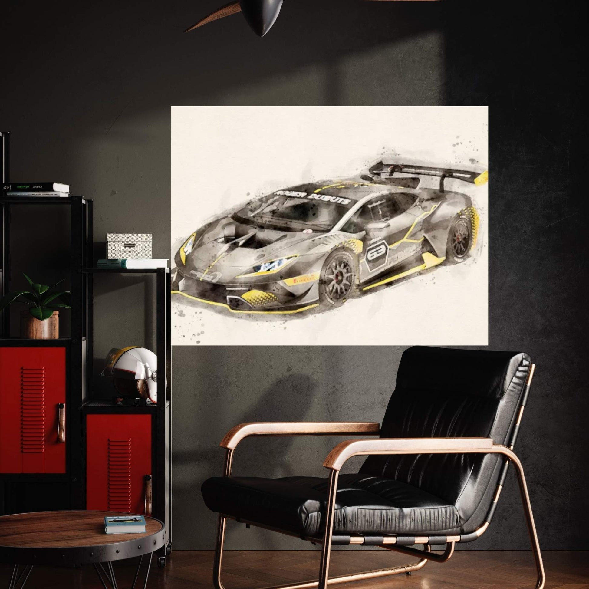 Lamborghini Tuning Canvas Wall Art - Y Canvas