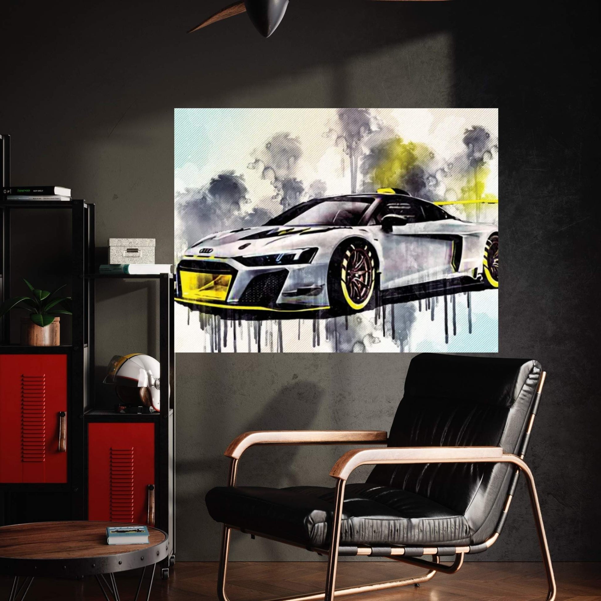 Audi R8 Lms Gt2 2020 Racing Car Supercar Tuning R8 Canvas Wall Art - Y Canvas