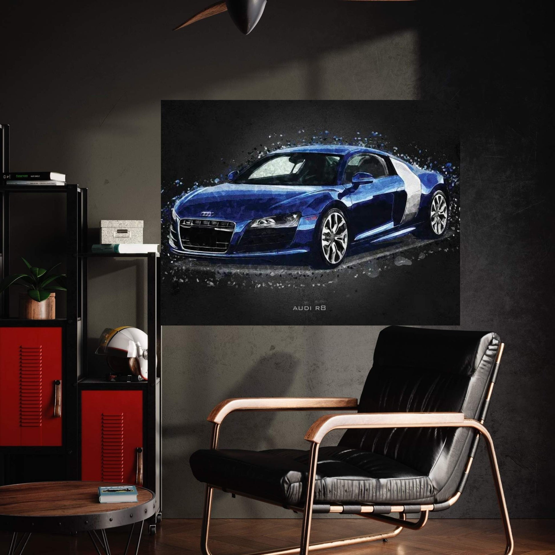 Audi R8 Acrylic Canvas Wall Art - Y Canvas