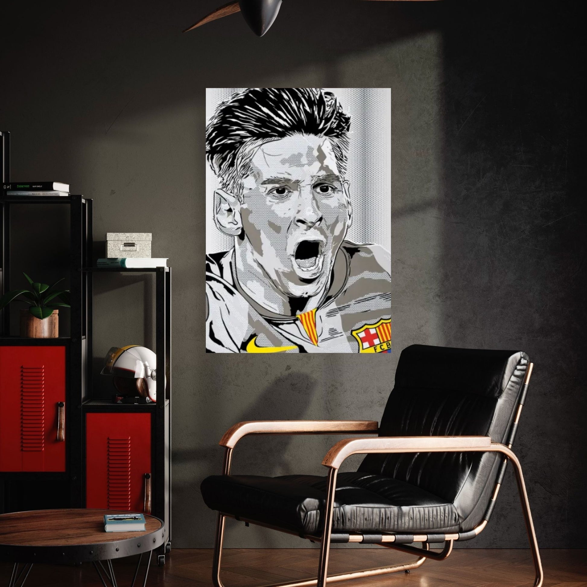 Messi Canvas Wall Art - Y Canvas