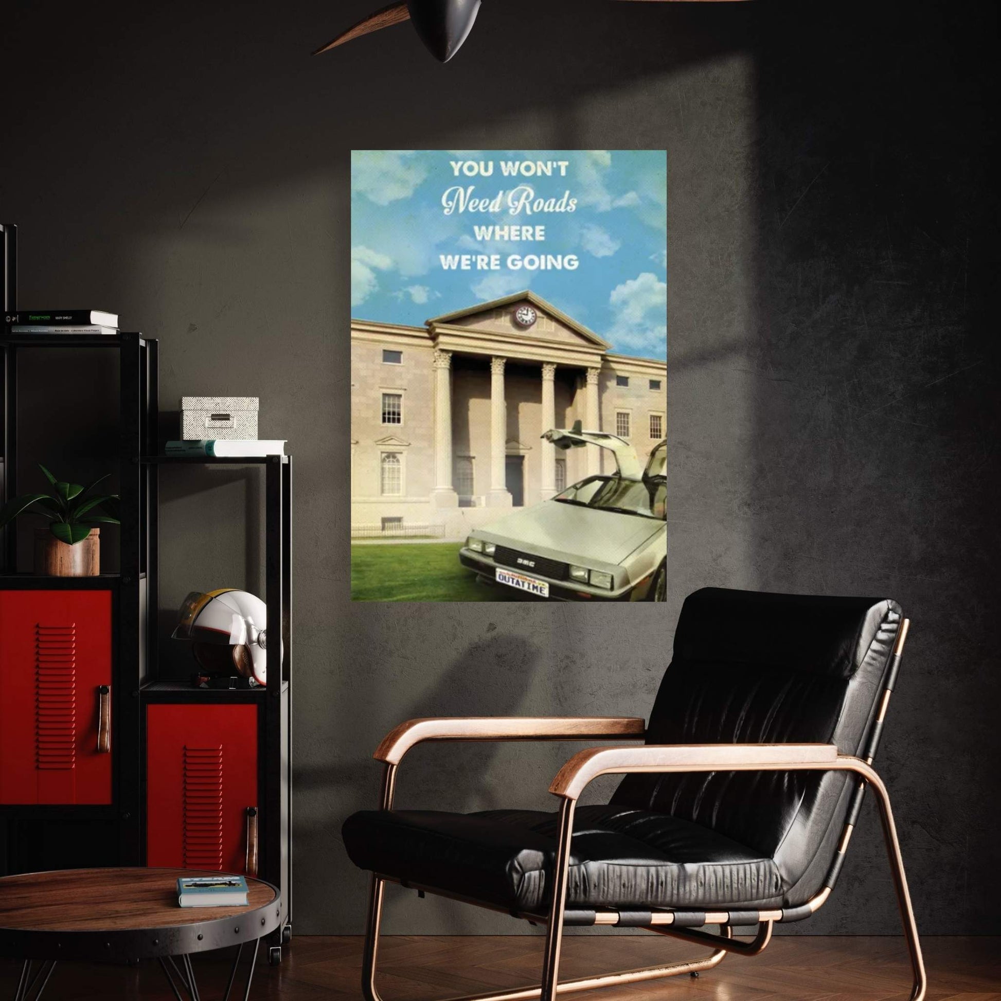 Back To The Future Travel Movie Canvas Wall Art - Y Canvas