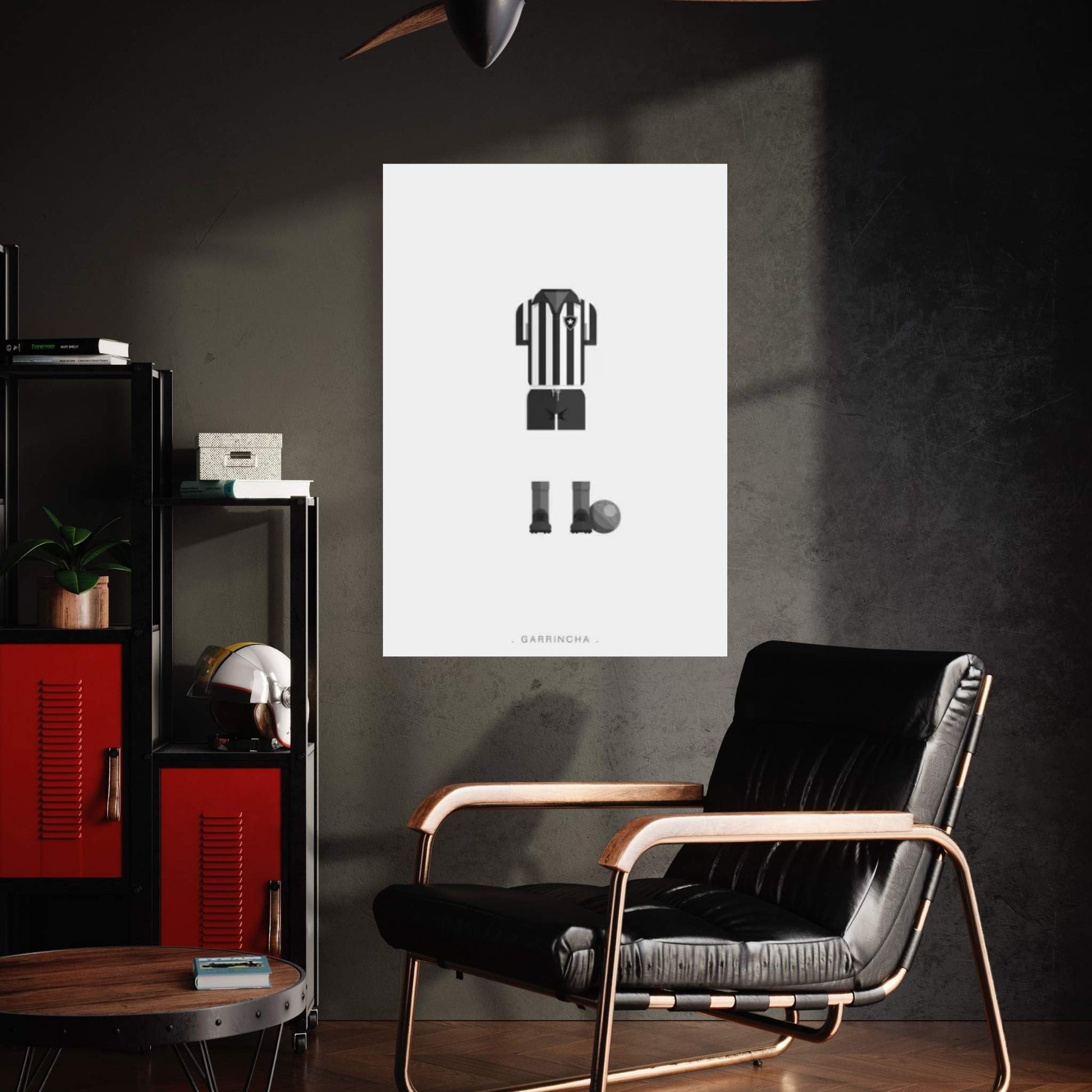Garrincha Canvas Wall Art - Y Canvas