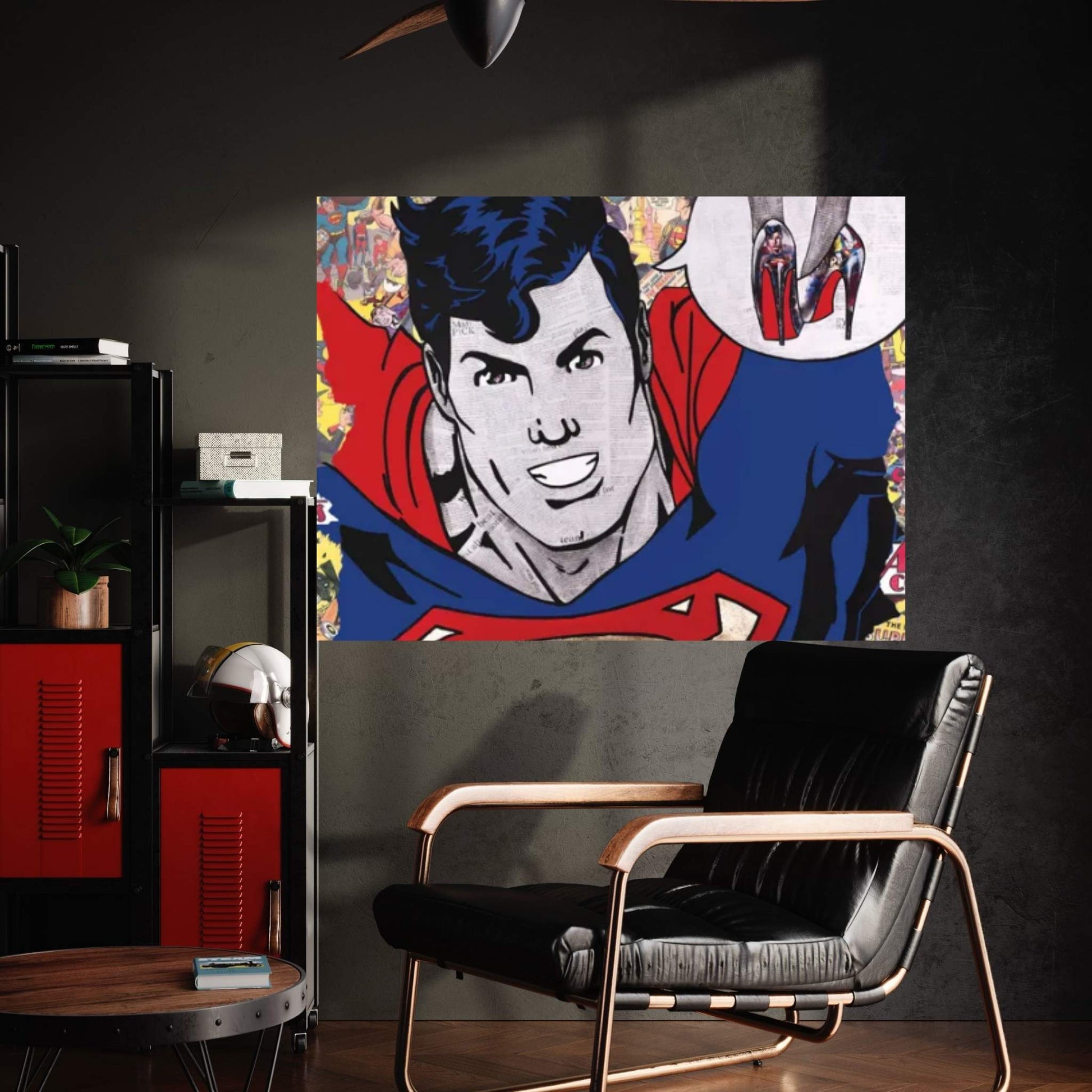 Superman Canvas Wall Art - Y Canvas
