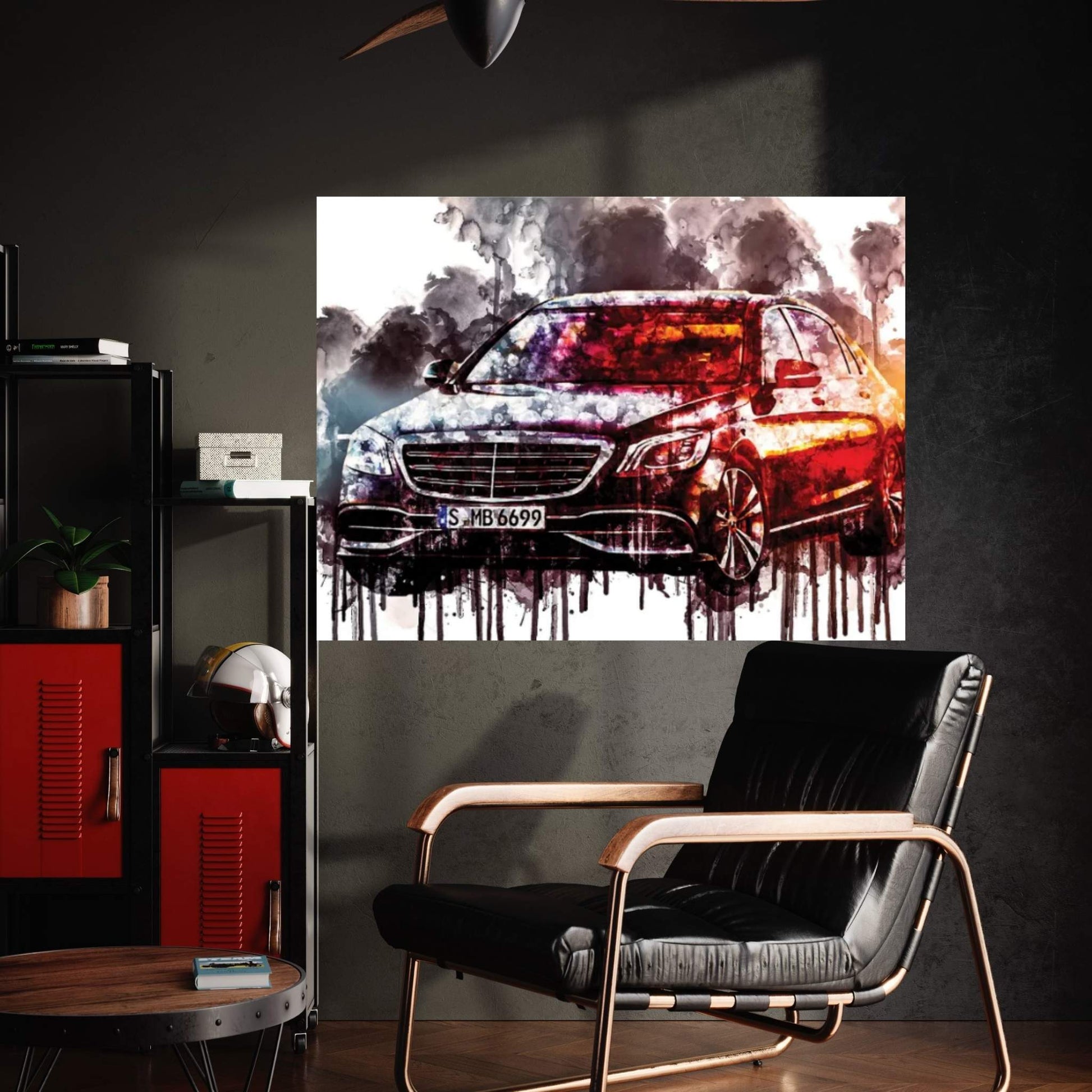 Car 2017 Mercedes Maybach S650 Canvas Wall Art - Y Canvas