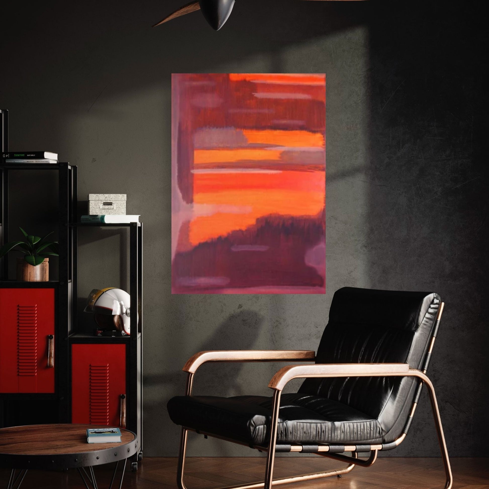 Mark Rothko Frame Canvas/Poster Art Red Reproduction, Rothko Reproduction, Modern Art Expressionism Painting - Y Canvas