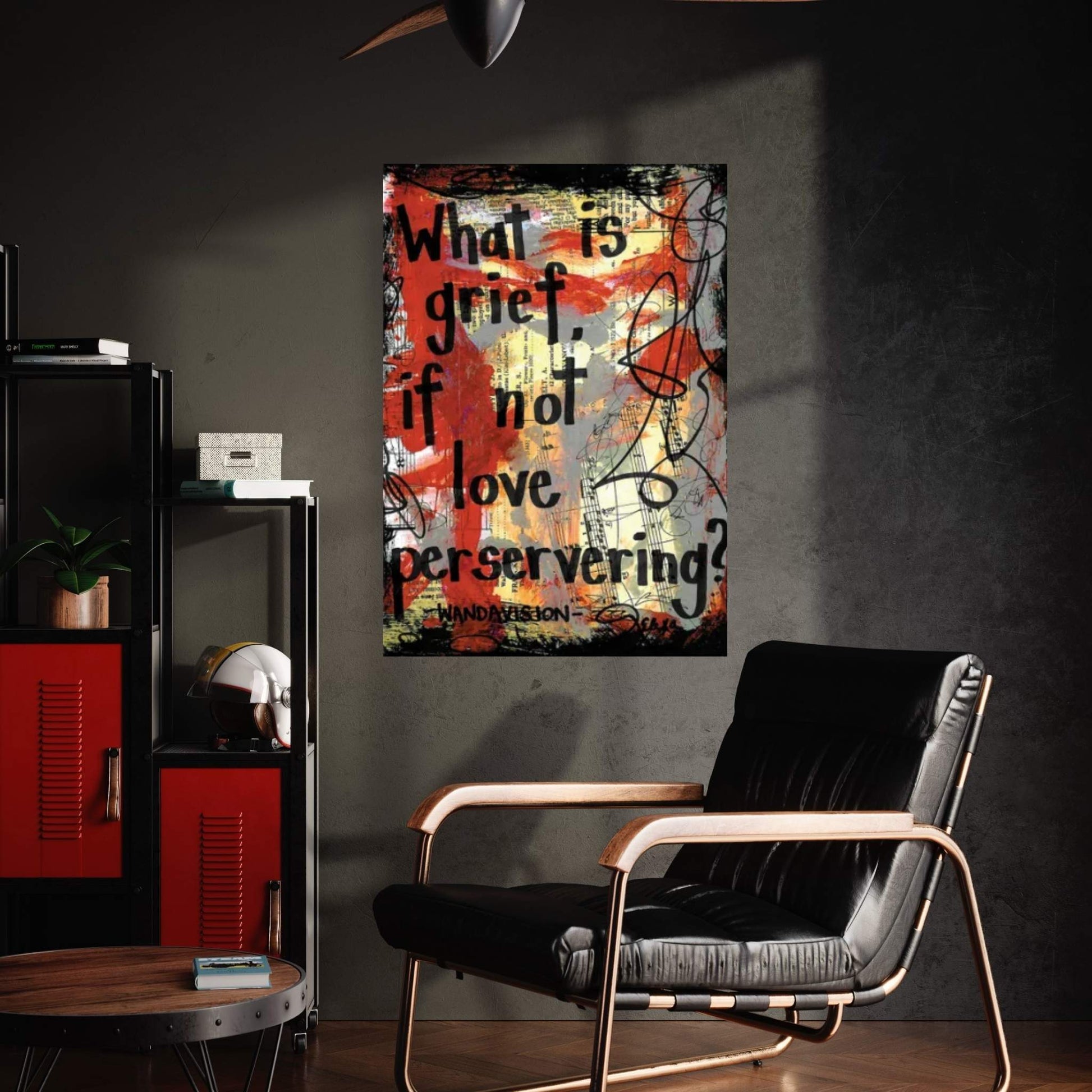 Grief Love Perservering Wandavision Canvas Wall Art - Y Canvas