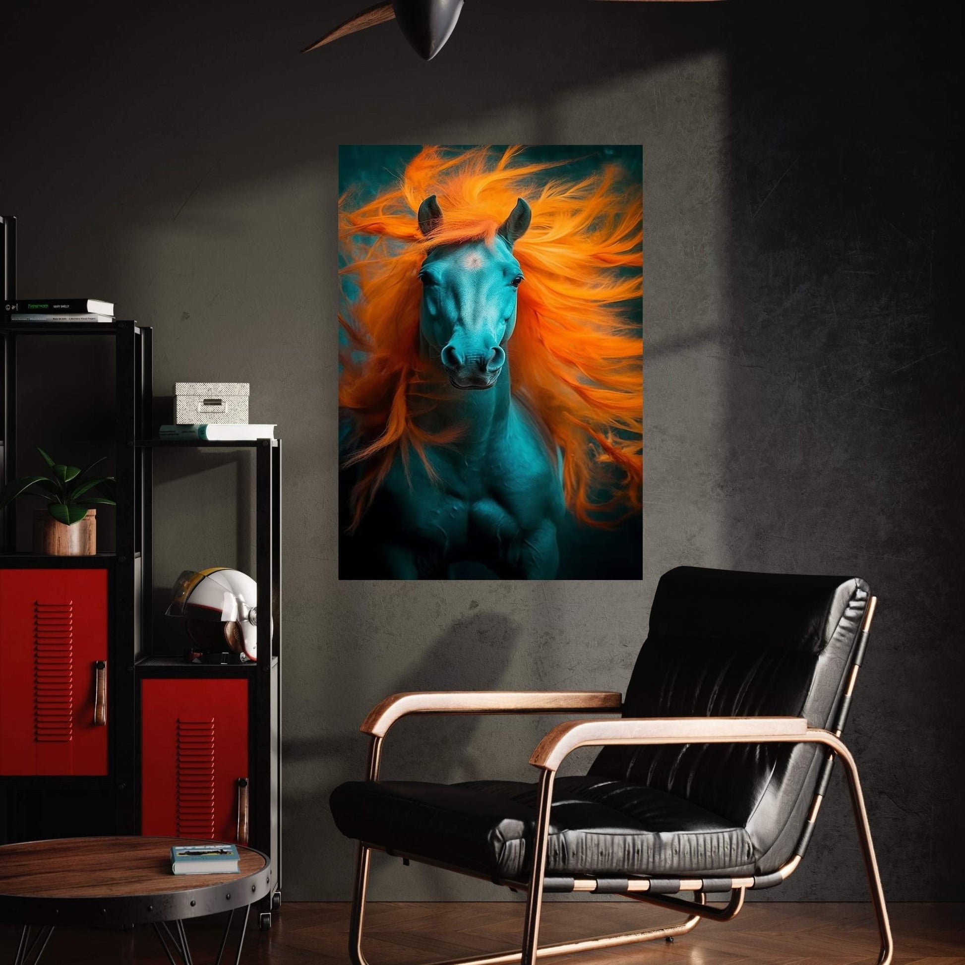 Beautiful White Horse Canvas Wall Art , Animal Wall Art - Y Canvas