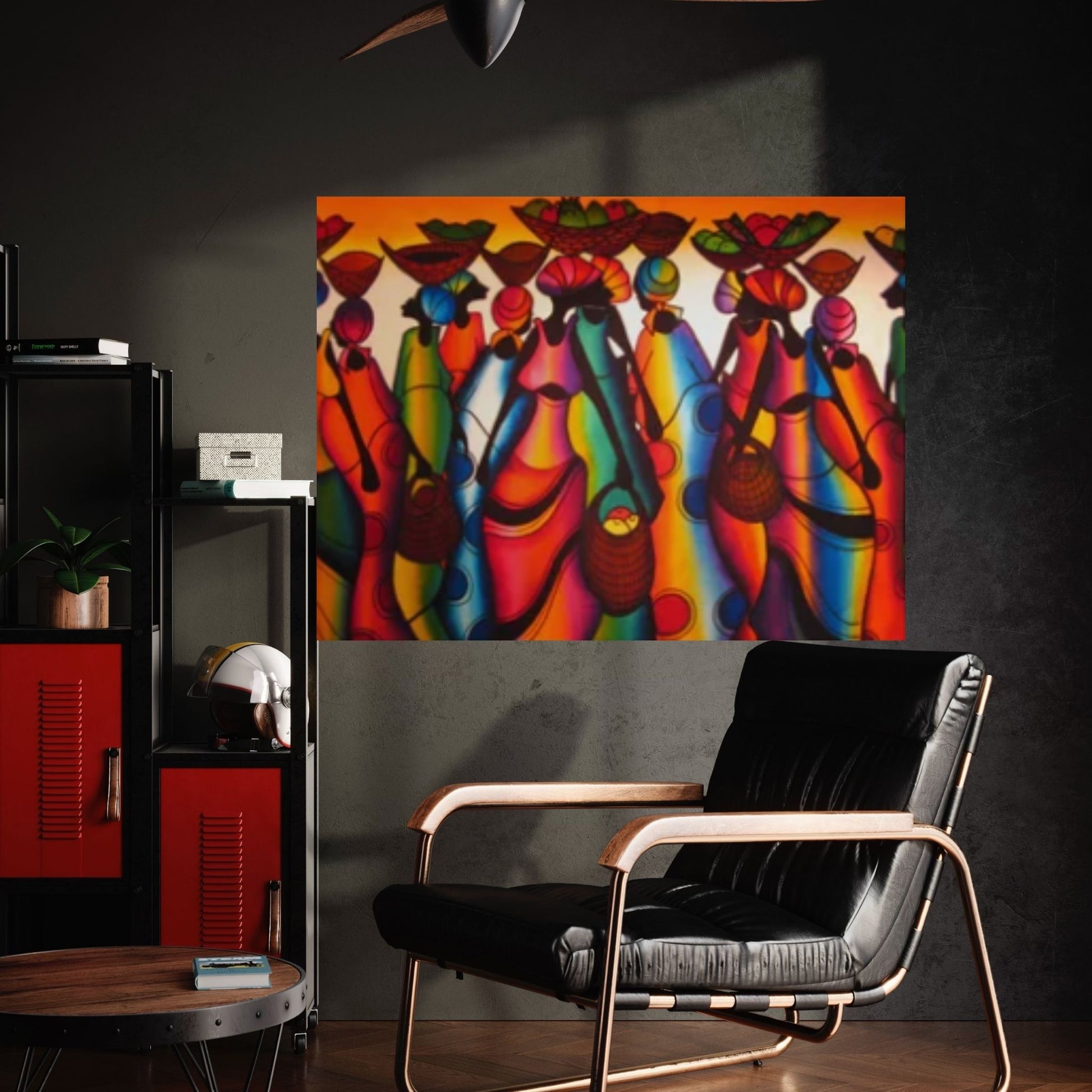 African Wall Art | Abstract African art | Canvas Wall Art ,Abstract Canvas Art - Y Canvas