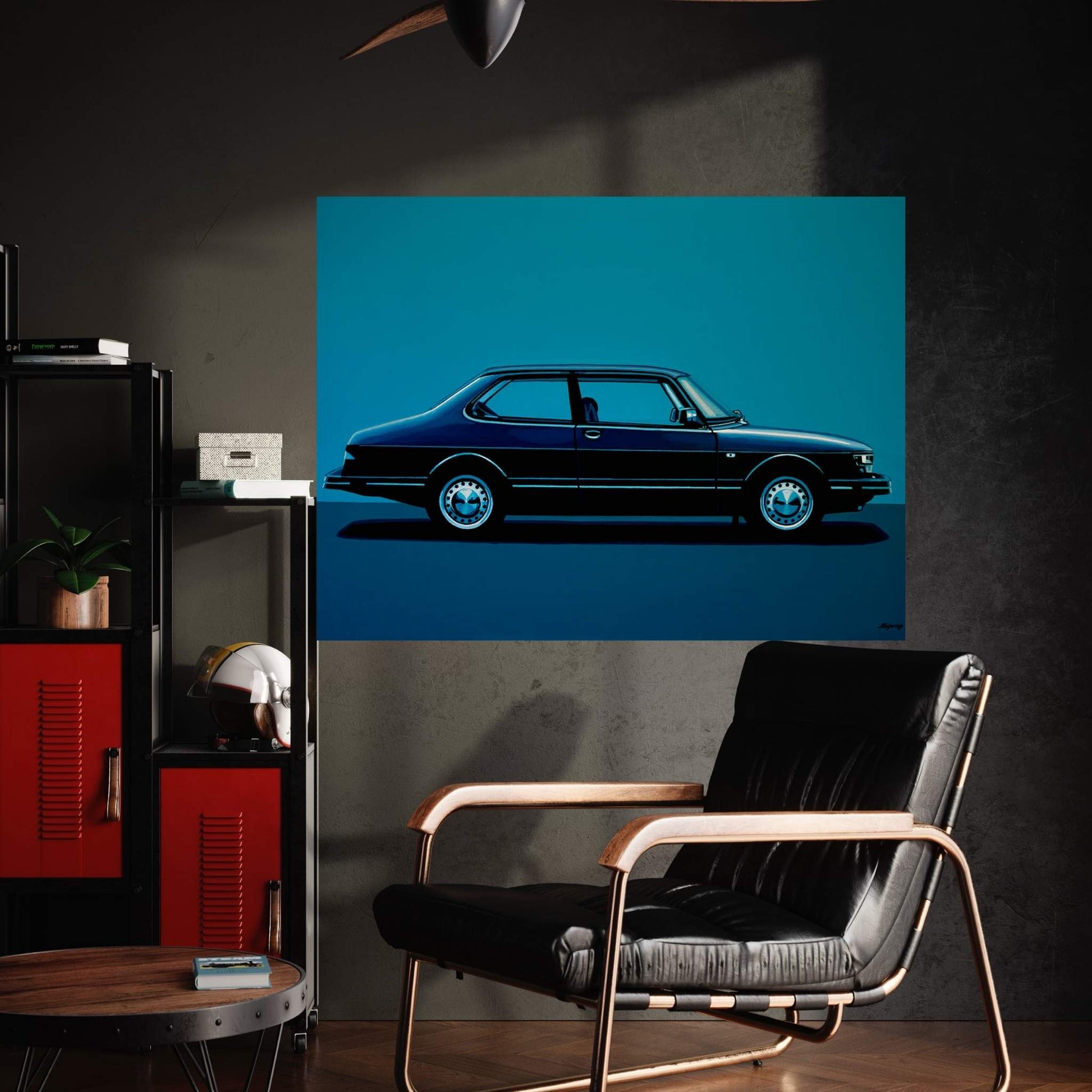 Saab 90 1985 Canvas Wall Art - Y Canvas
