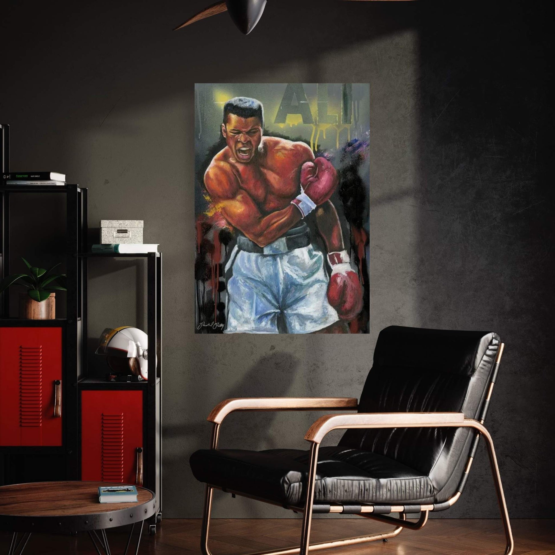 Sting Like A Bee (Muhammad Ali) Canvas Wall Art - Y Canvas