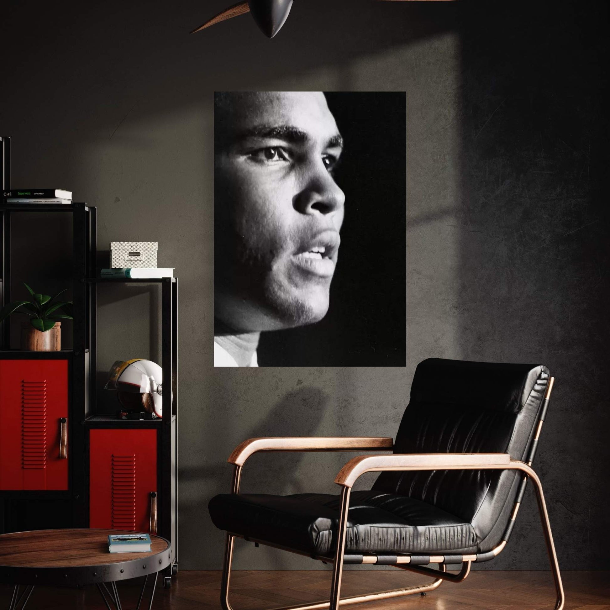 Profile Shot Of Muhammad Ali Canvas Wall Art - Y Canvas