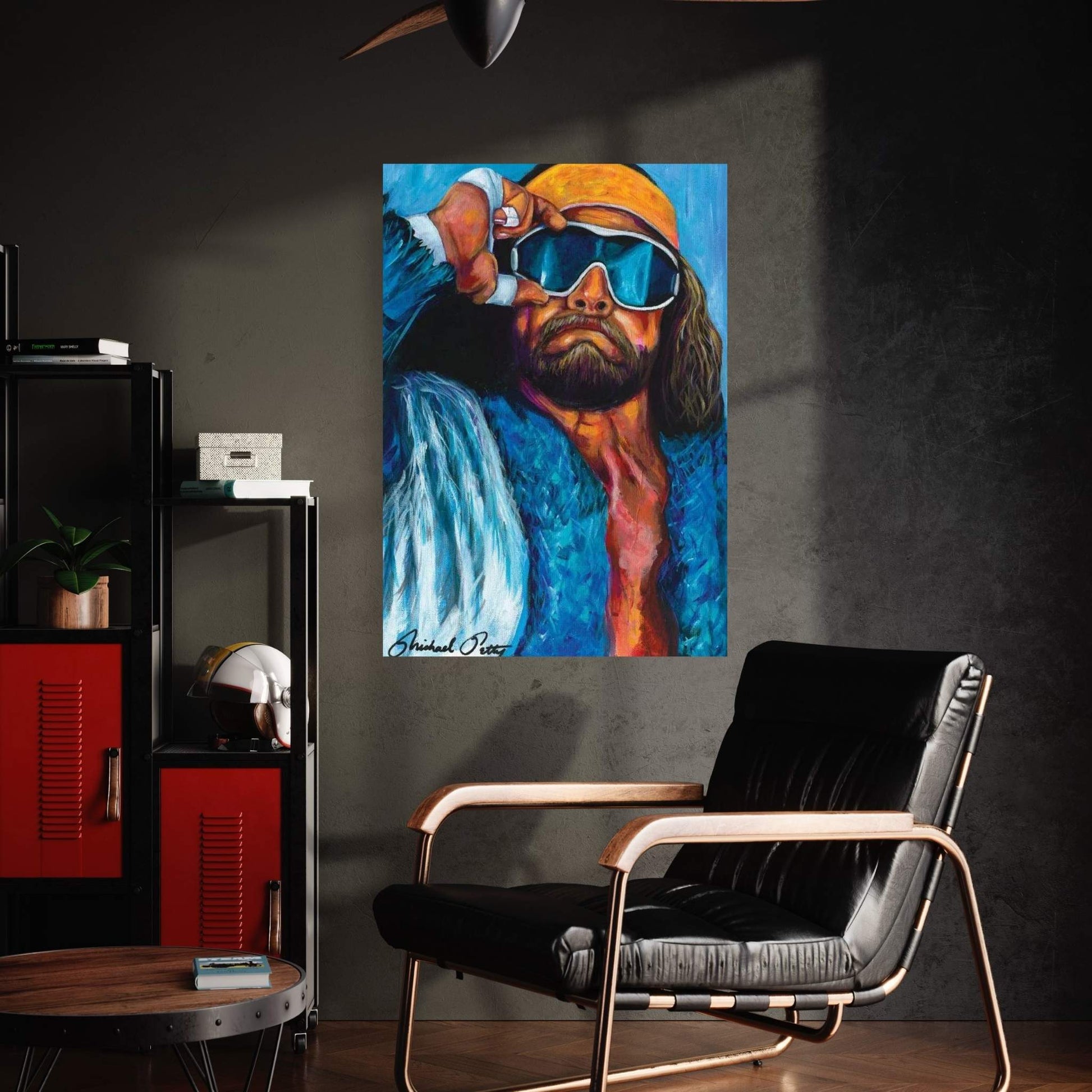 Macho Man Canvas Wall Art - Y Canvas