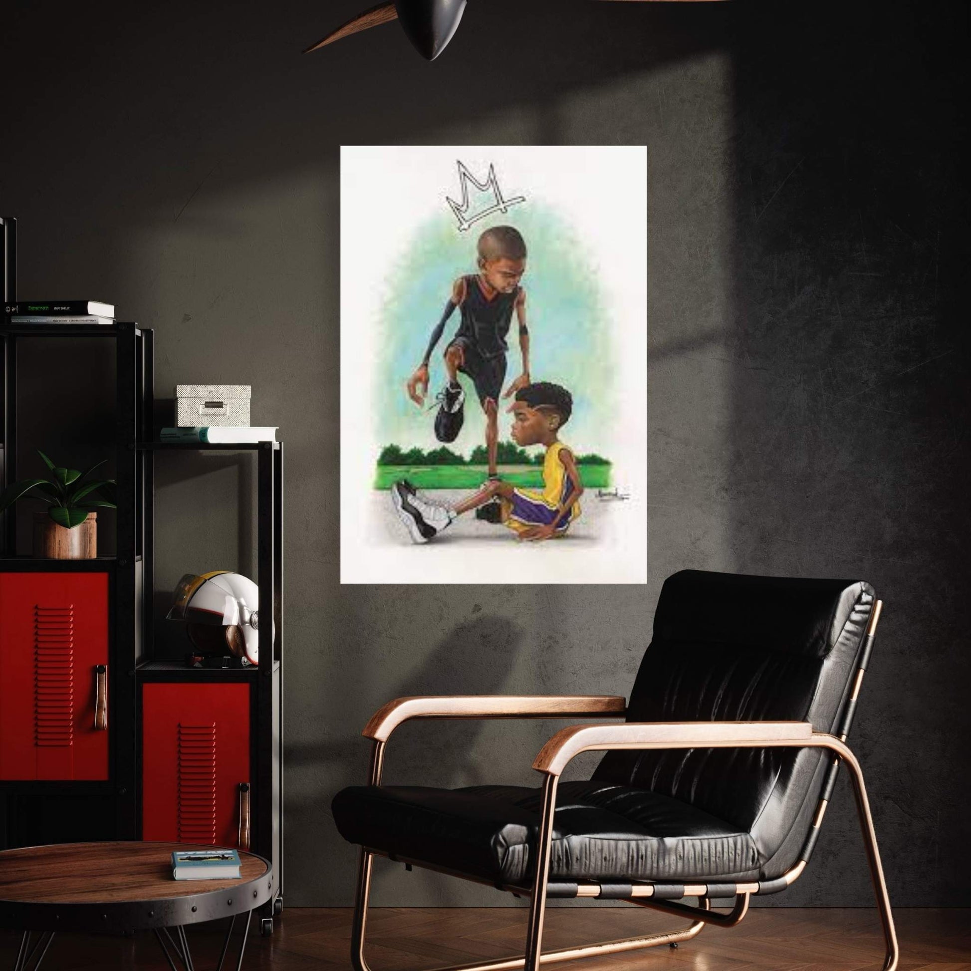 Iverson Kid Canvas Wall Art - Y Canvas